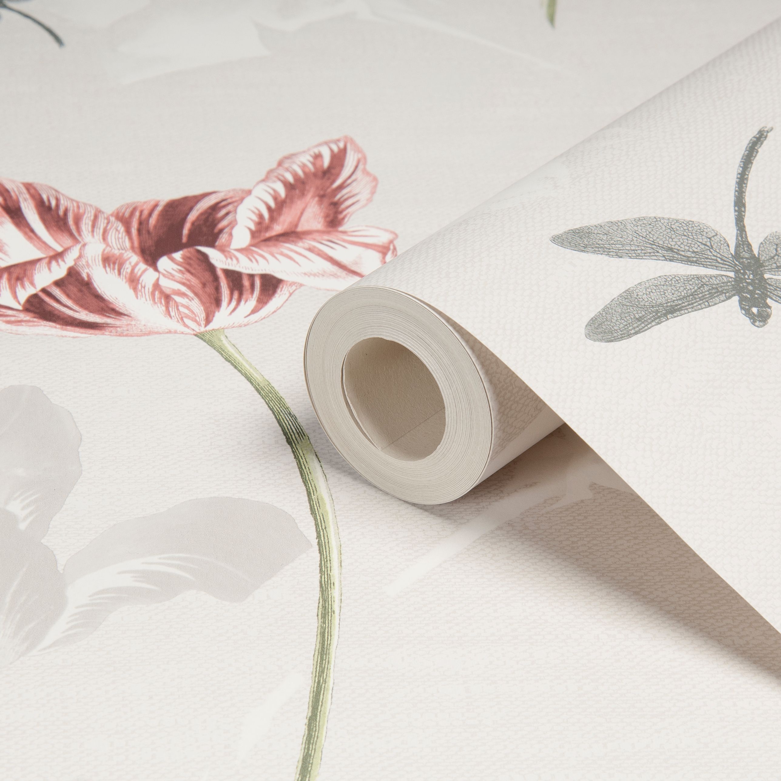 Graham & Brown Fresco Red Floral Wallpaper Departments DIY at B&Q