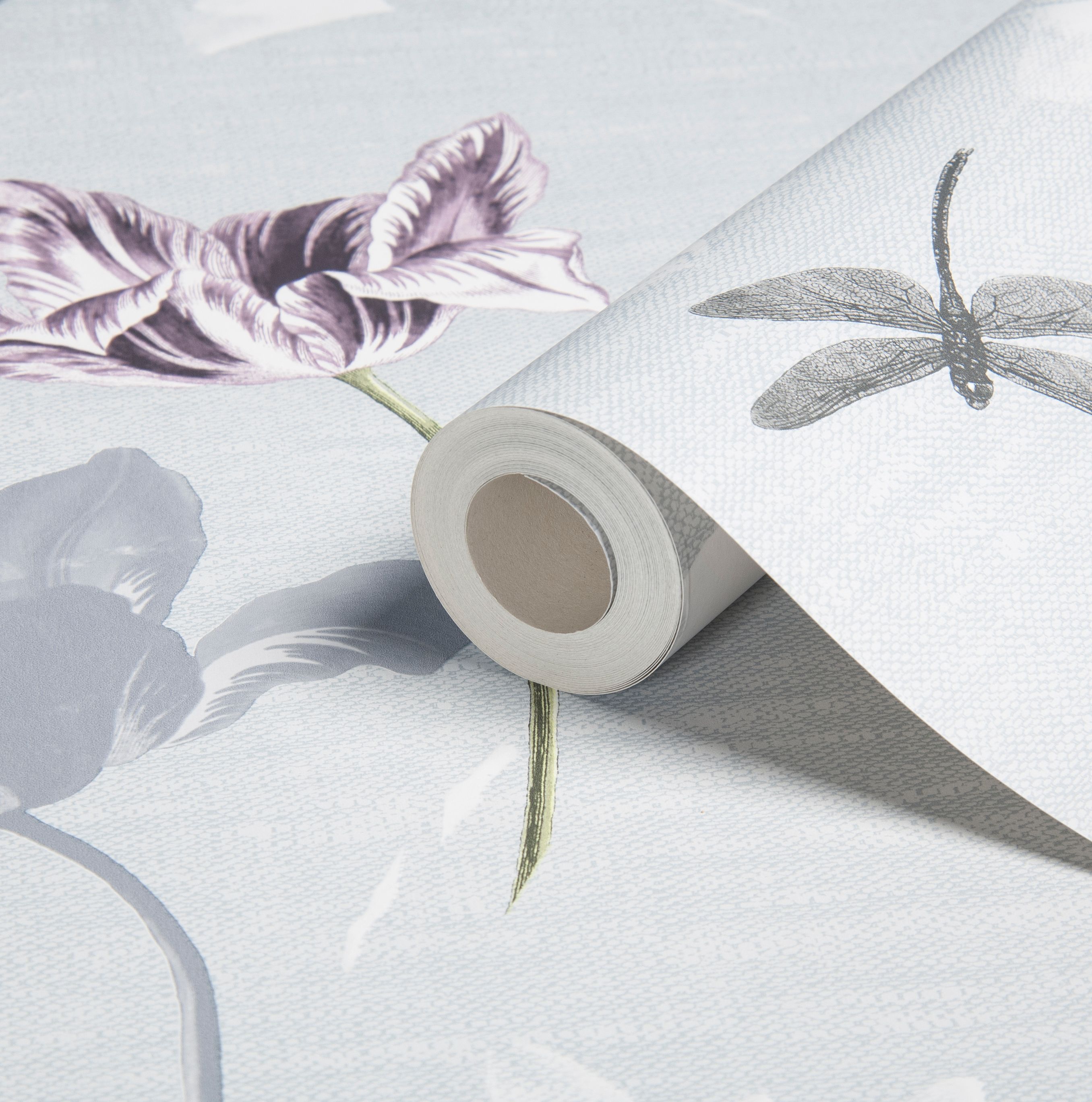 Graham & Brown Fresco Blue Floral Wallpaper Departments DIY at B&Q