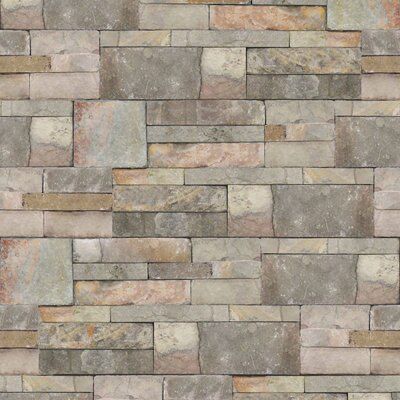 Contour Graham & Brown Stone Sandstone Brick Embossed Wallpaper