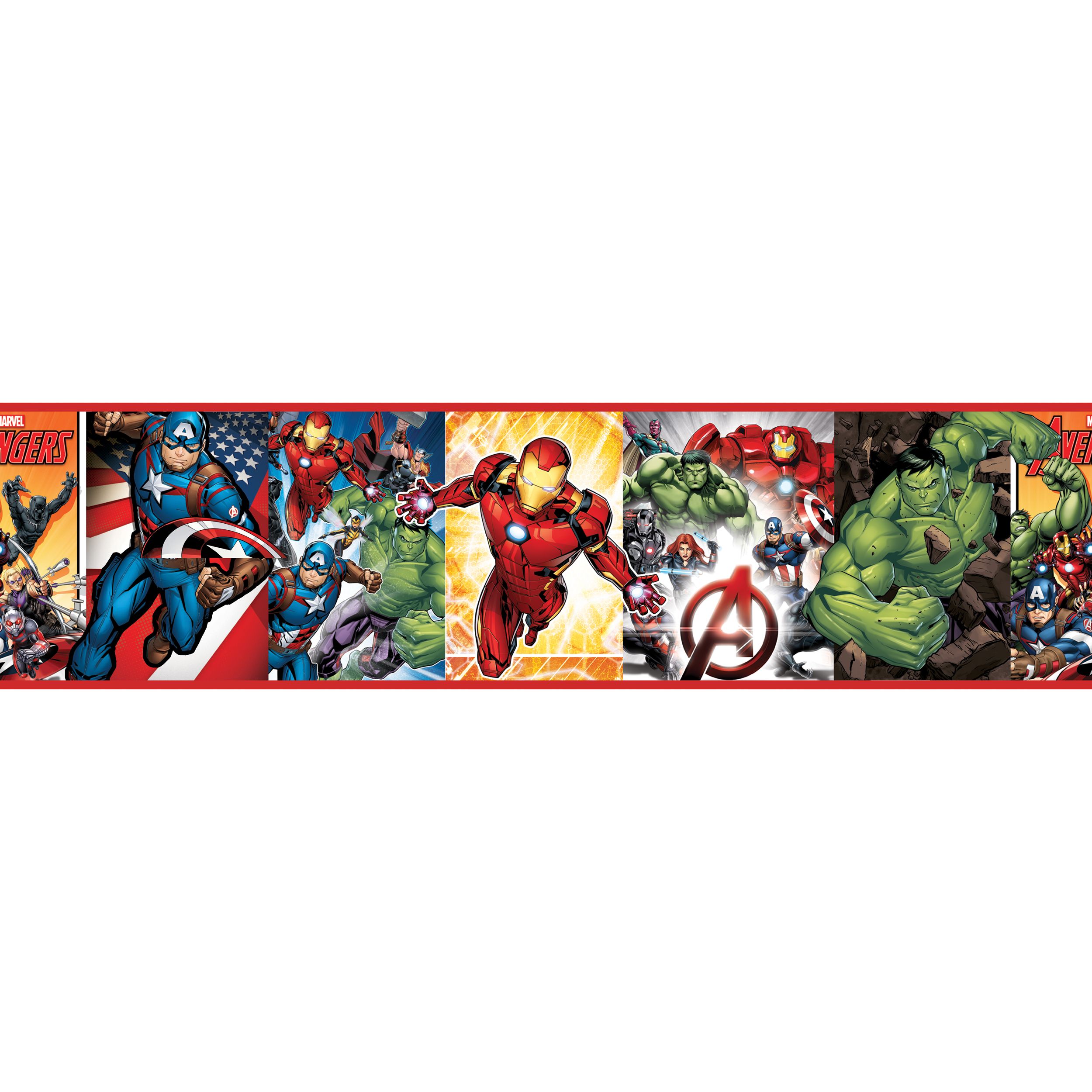 GoodHome Braya Multicolour Avengers Smooth Border | Departments | DIY At B&Q