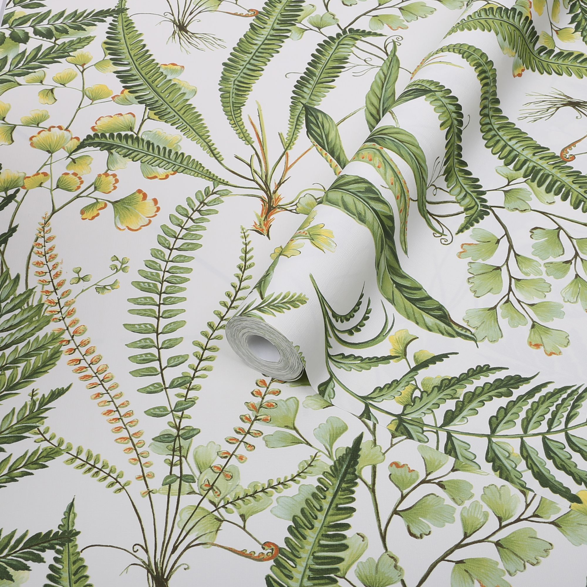 Graham & Brown Superfresco Easy Green Leaves Smooth Wallpaper