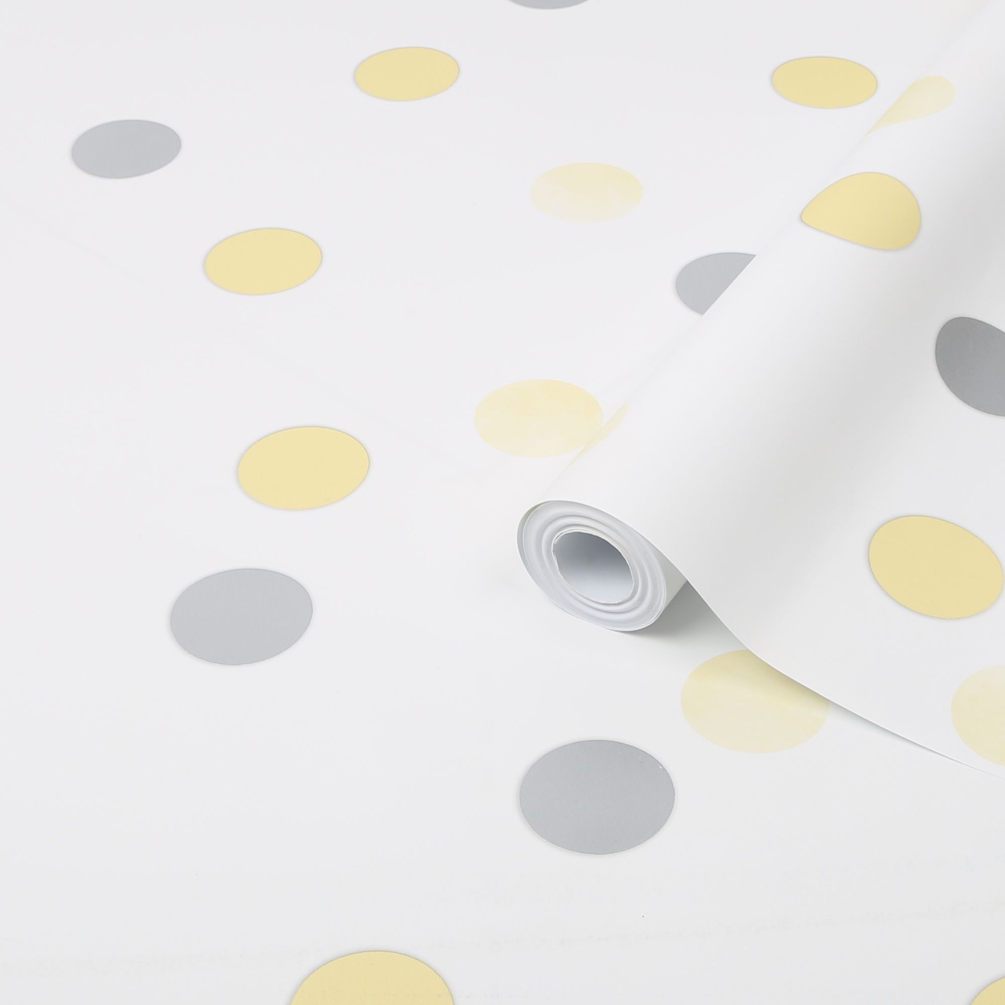 Graham & Brown Superfresco Easy Yellow Kids Smooth Wallpaper