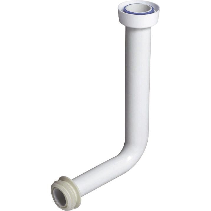 Euroflo White Plastic Flush Pipe Set | Departments | DIY at B&Q