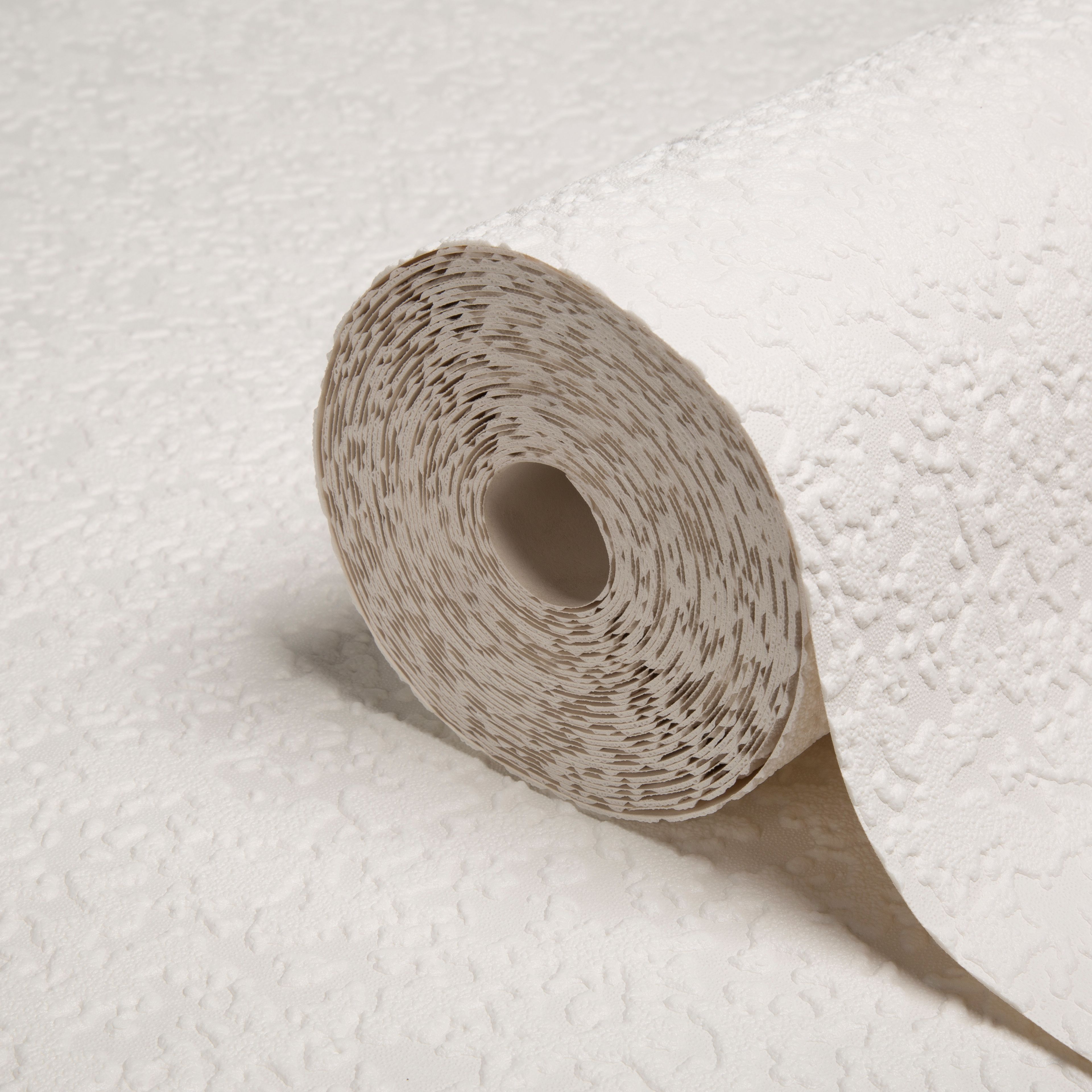 Graham & Brown Superfresco White Chunky Paintable Wallpaper