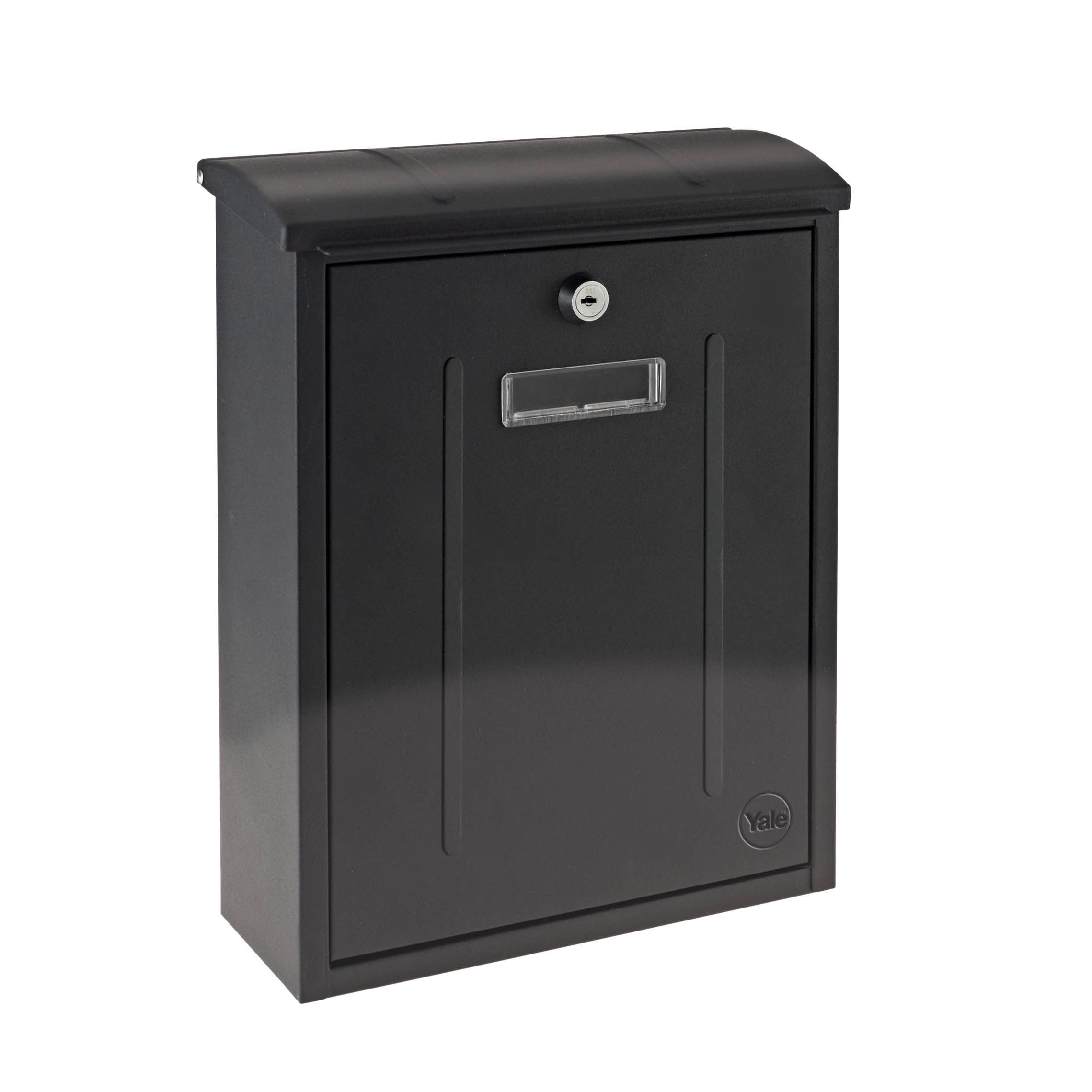 Yale Maryland Black Post box (H)330mm (W)255mm | Departments | DIY at B&Q