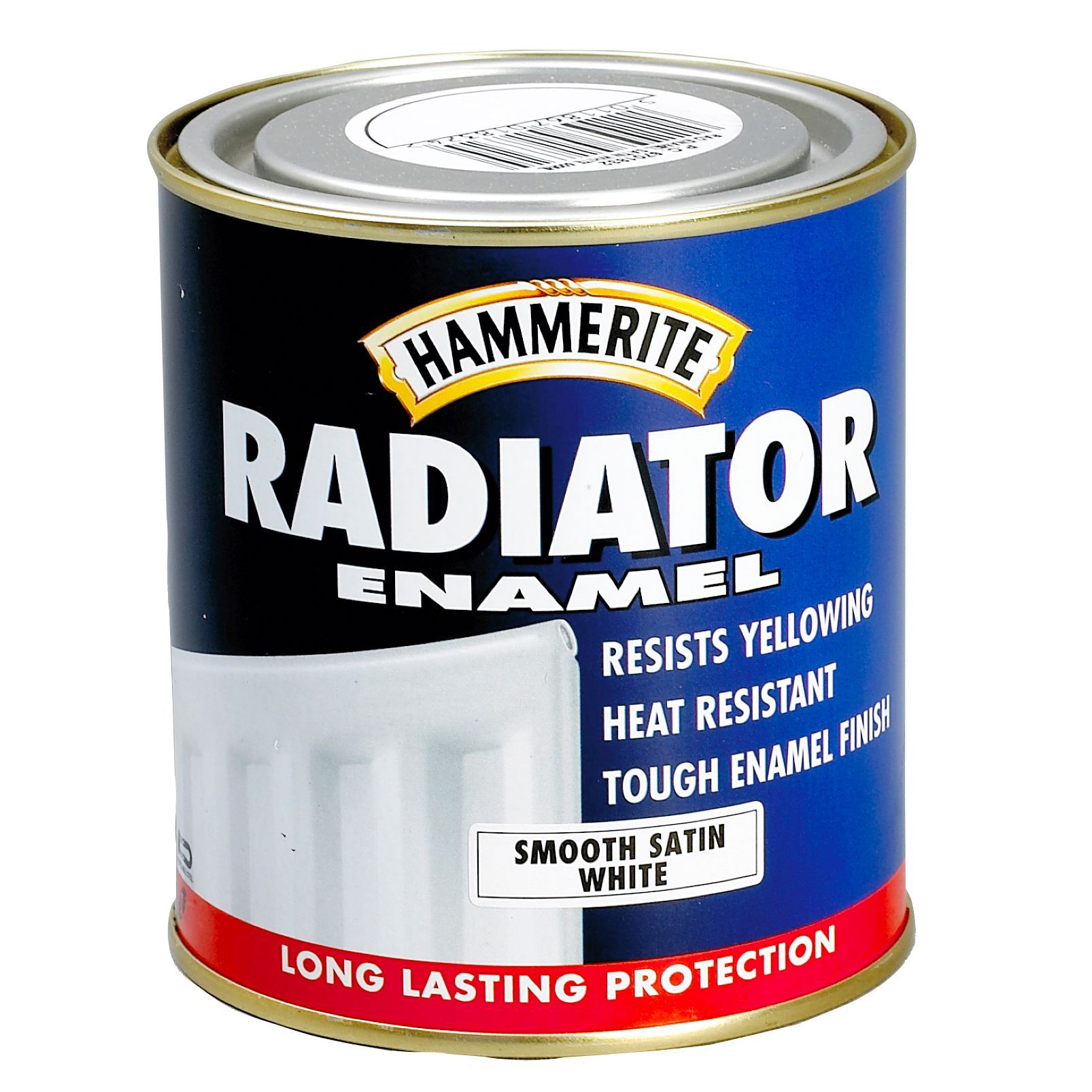 Hammerite Enamel white Satin Radiator paint 500 ml Departments DIY