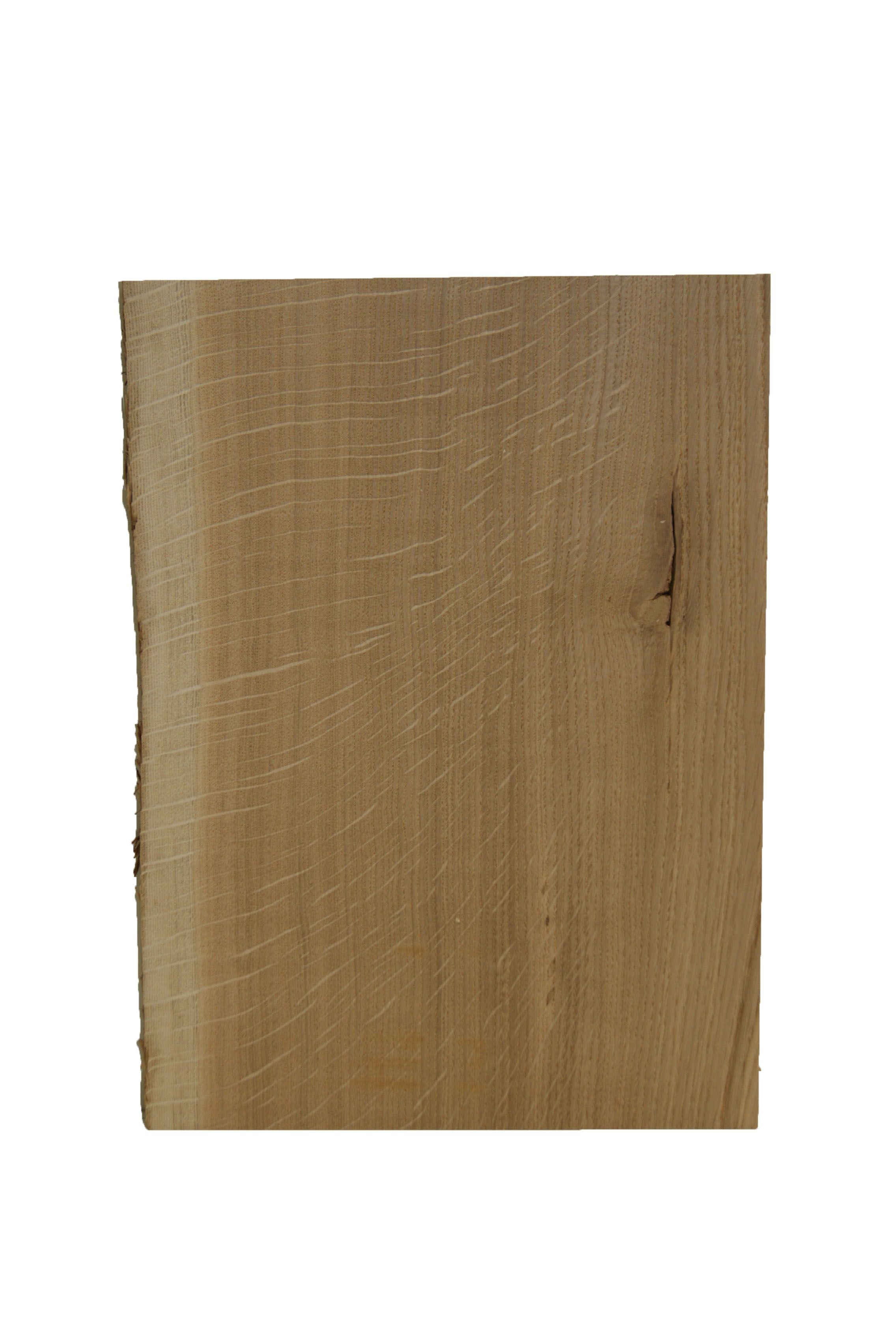 Waney edge Oak Furniture board, (L)0.4m (W)300mm (T)25mm Departments