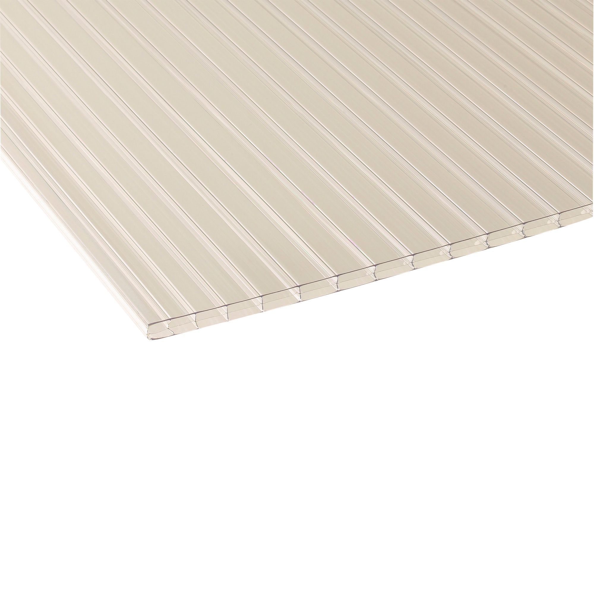 Clear Polycarbonate Roofing Sheet 4M x 1050mm Departments DIY at B&Q