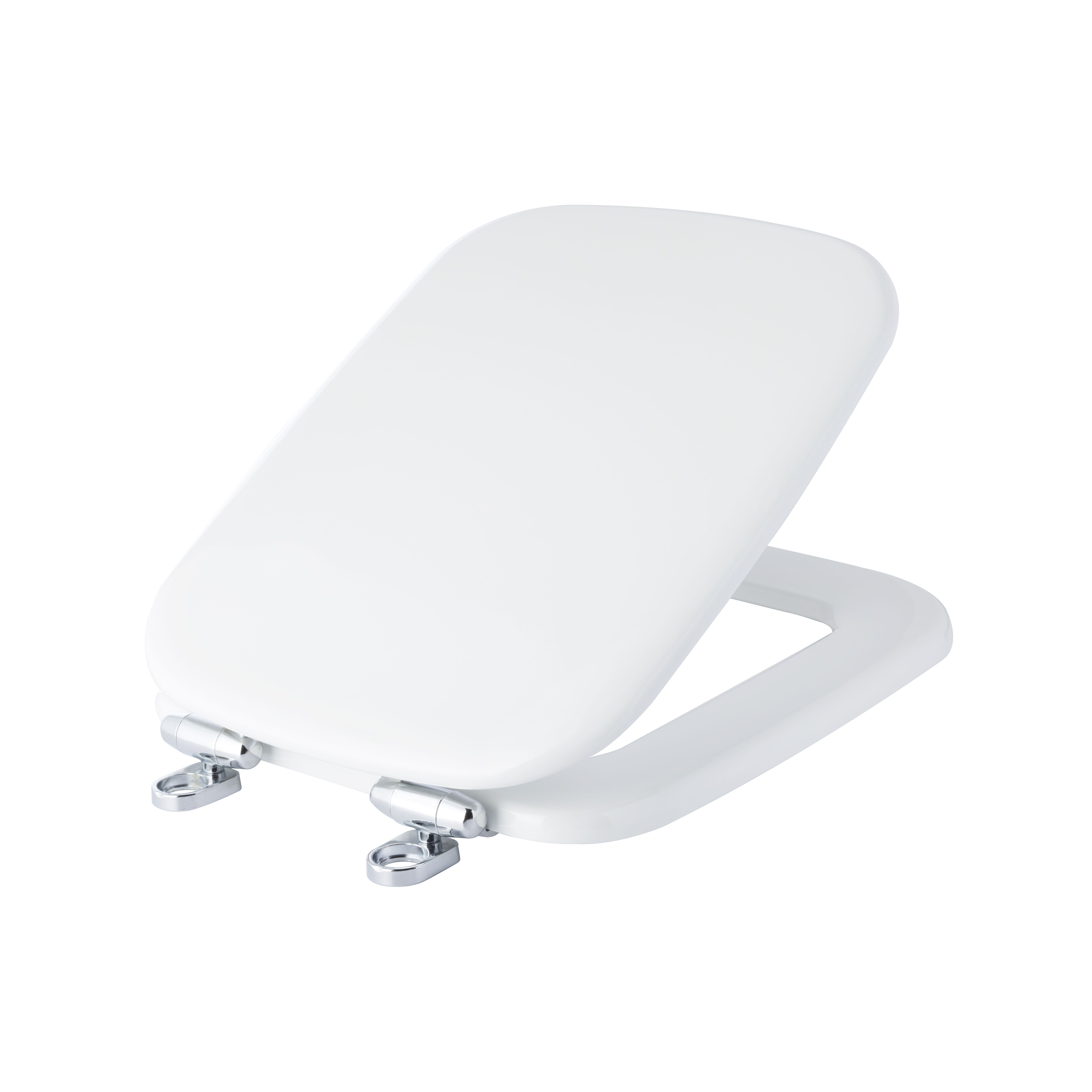 Bemis Oakland Painted wood Soft close Toilet seat | Departments | DIY