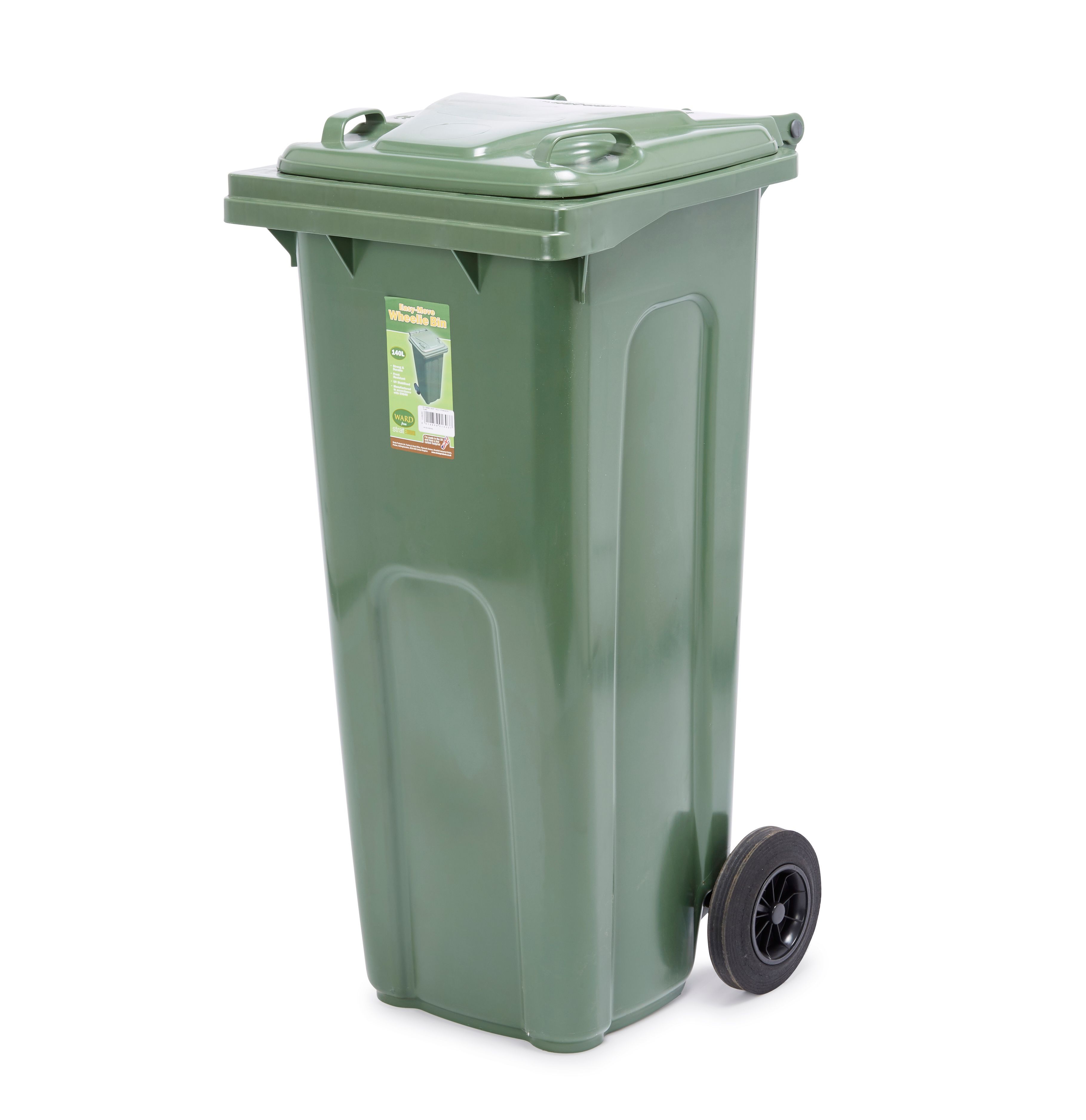 Blooma Green Outdoor litter bin 140L Departments DIY at B&Q