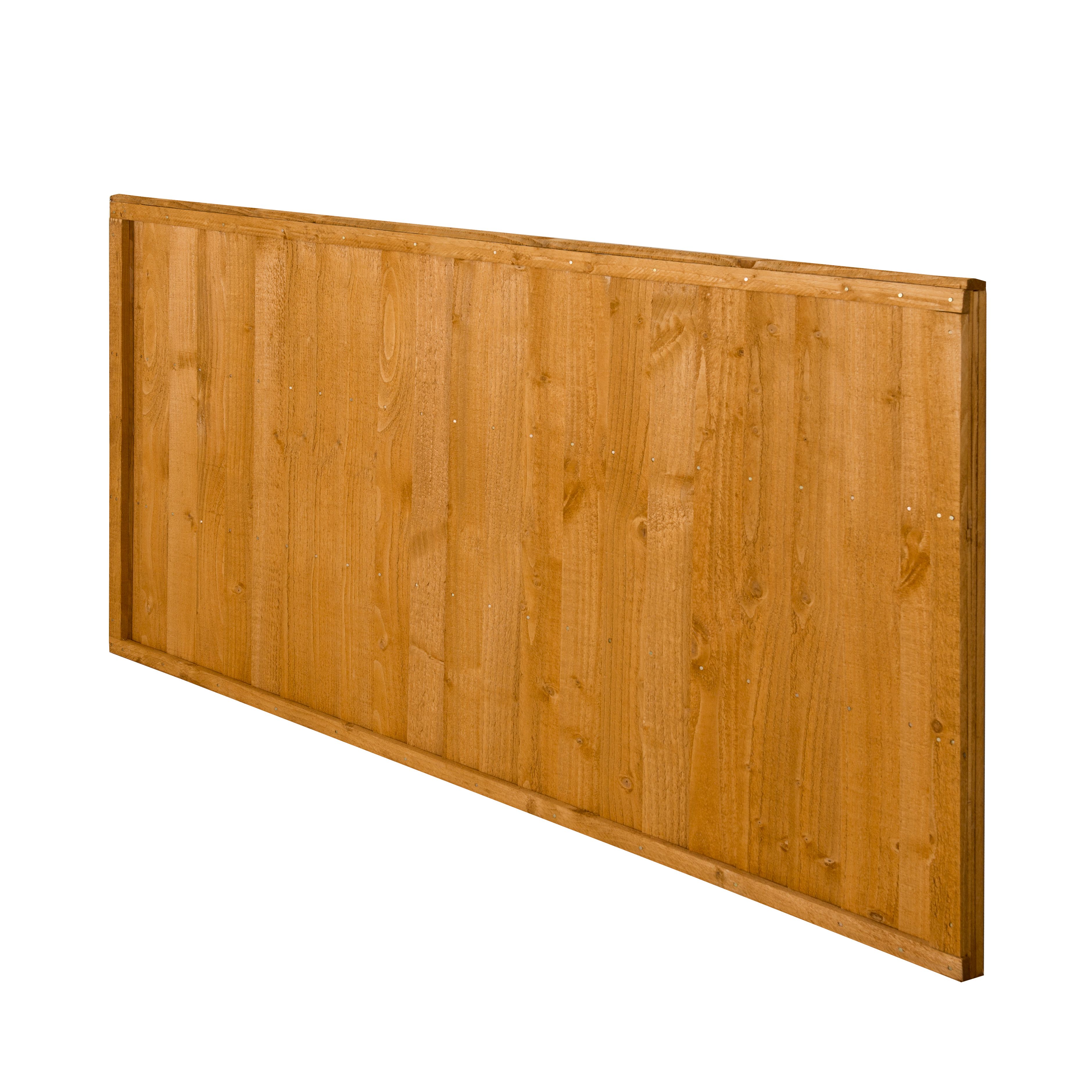 Closeboard Fence panel (W)1.83m (H)0.91m, Pack of 4 Departments DIY
