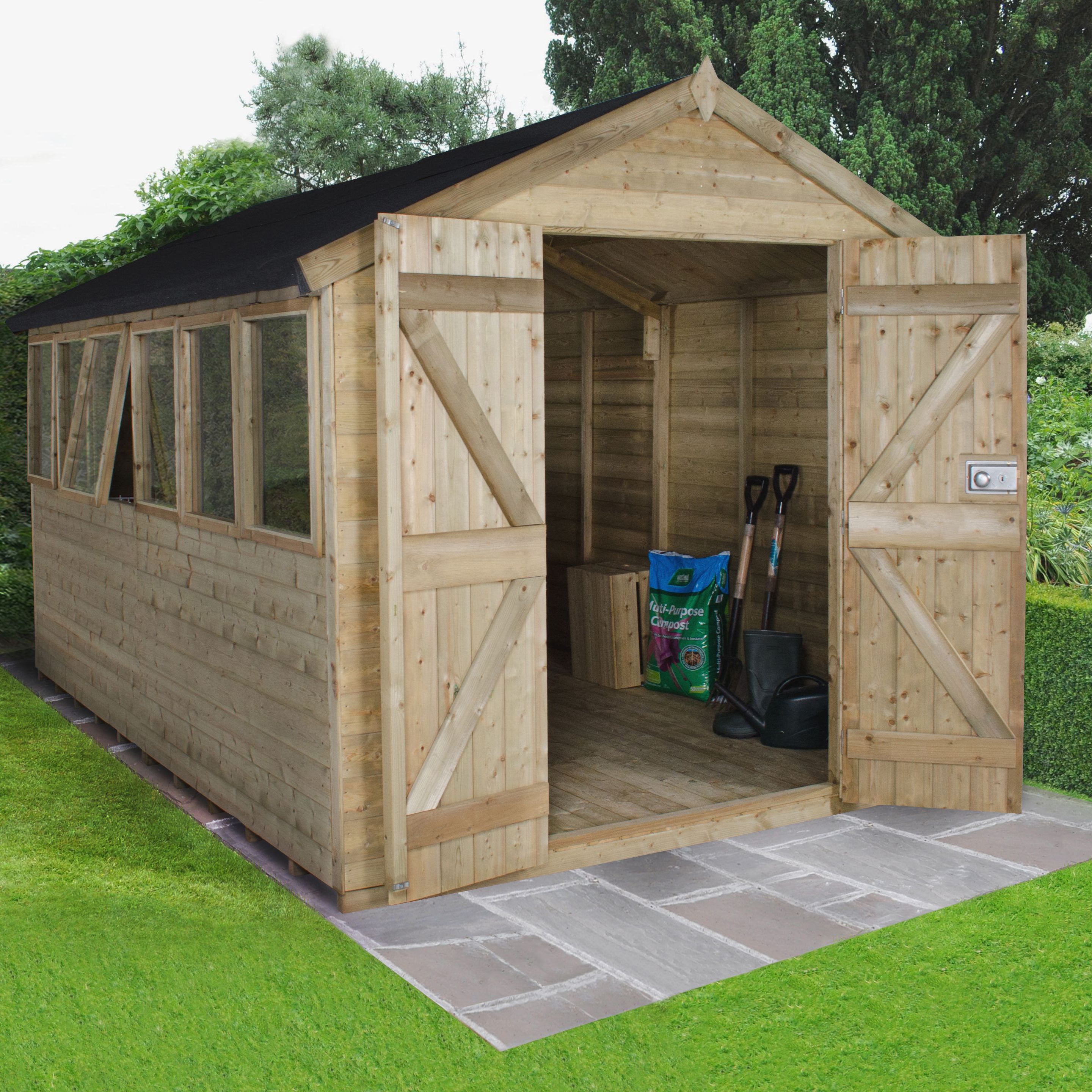 How to build a shed base Ideas &amp; Advice DIY at B&amp;Q