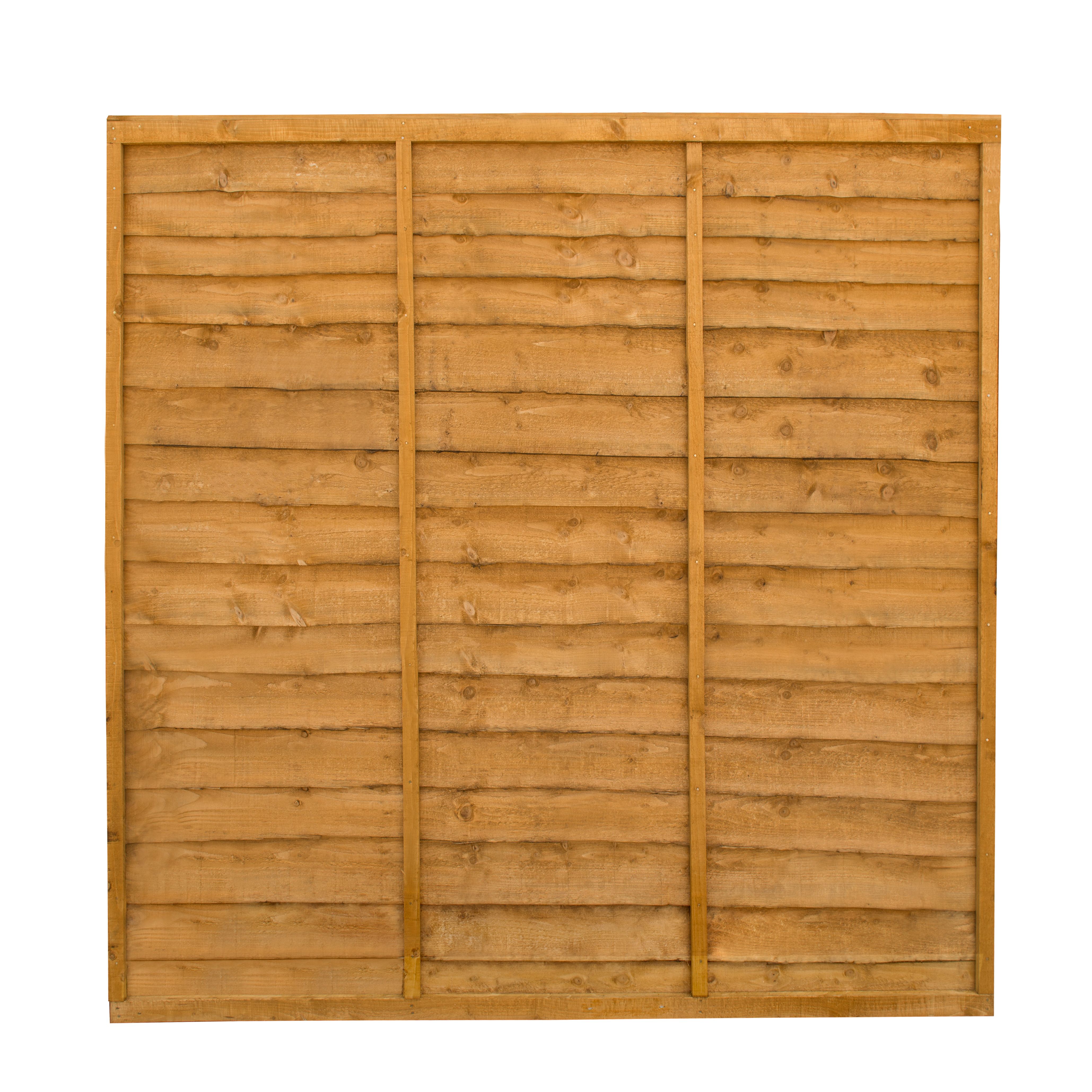 Traditional Lap Fence panel (W)1.83m (H)1.83m Departments DIY at B&Q