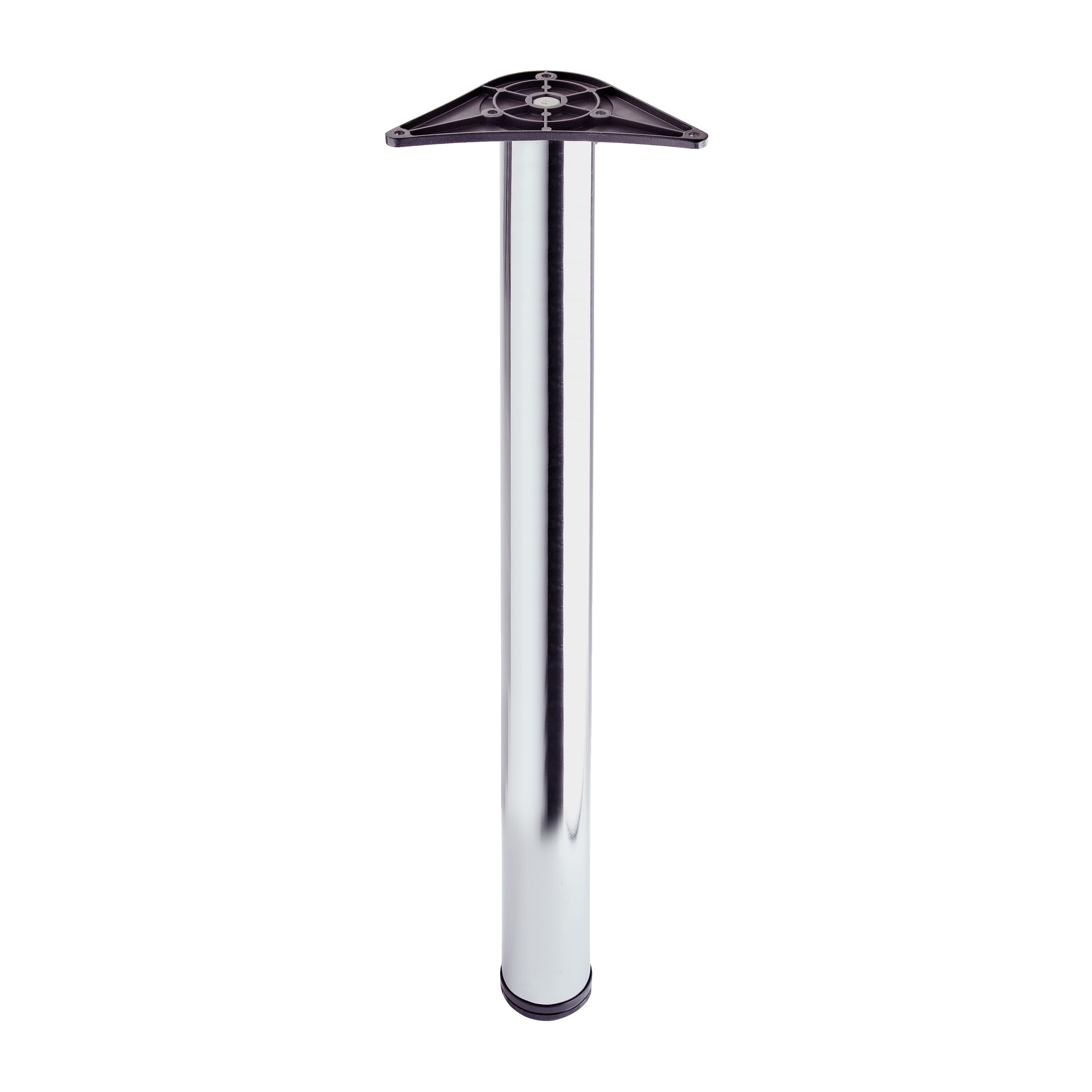 Rothley 1100mm Chrome effect Worktop support leg Departments TradePoint