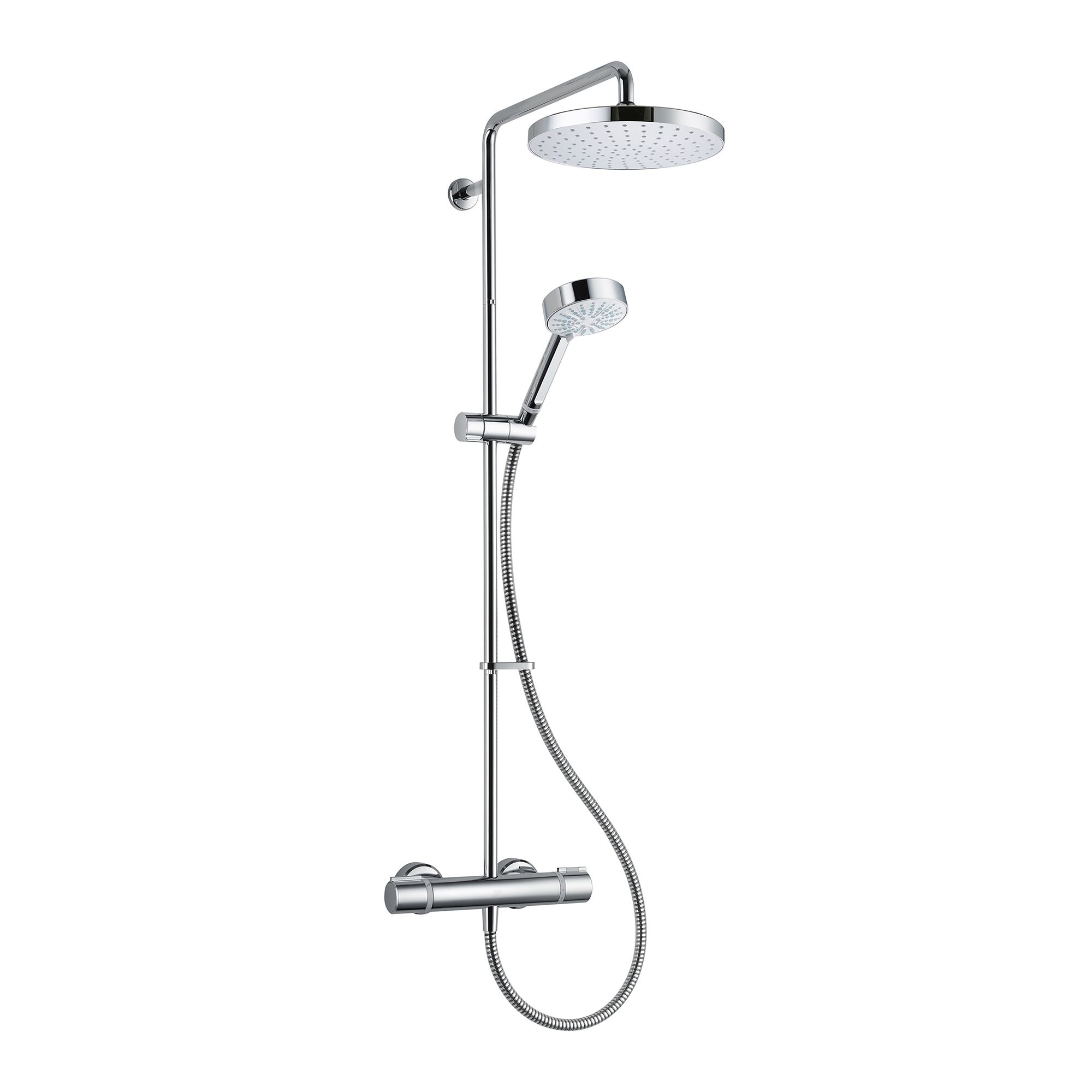 Mira Atom ERD Chrome Effect Thermostatic Bar mixer shower with diverter