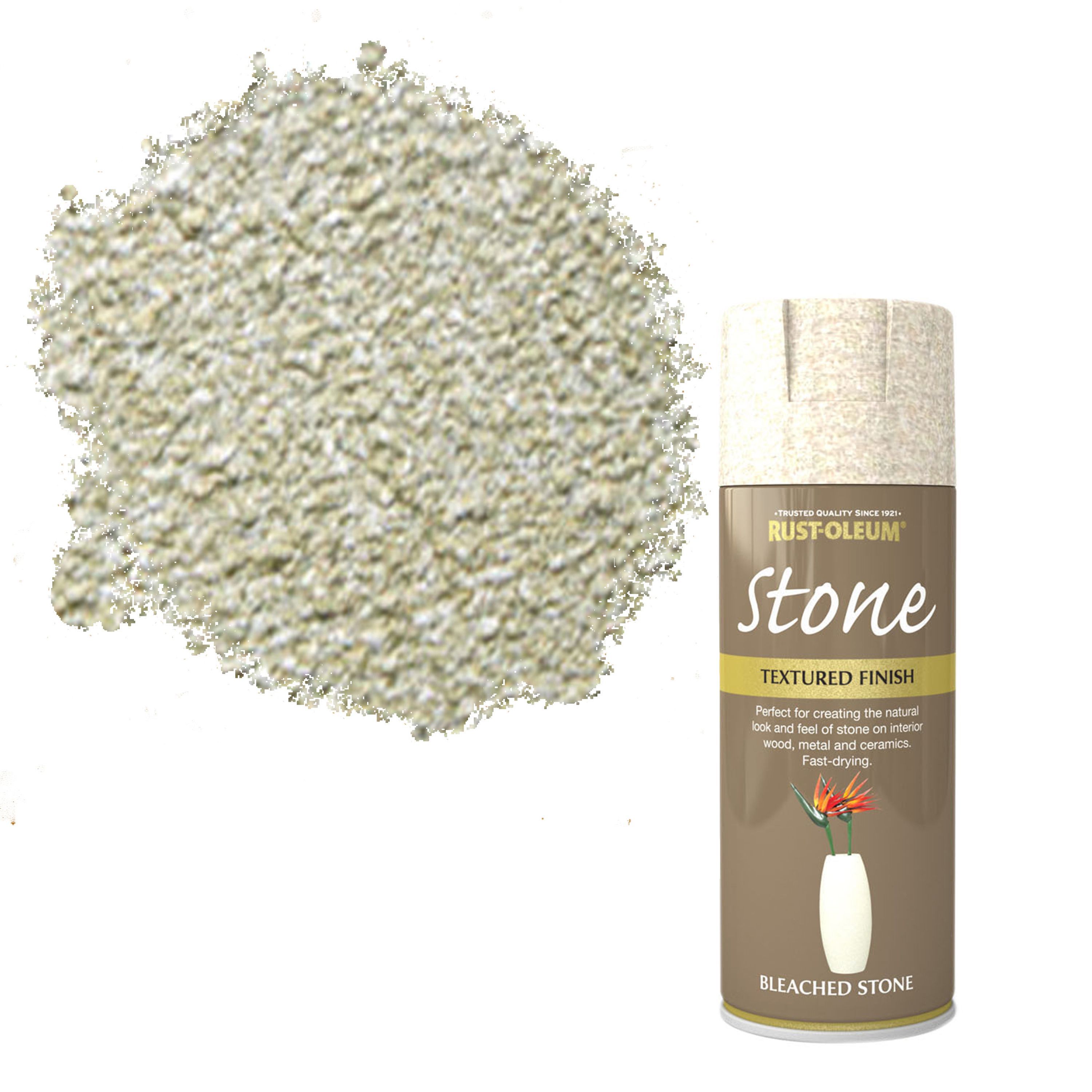 Rust Oleum Stone Bleached Stone Textured Spray Paint 400 Ml