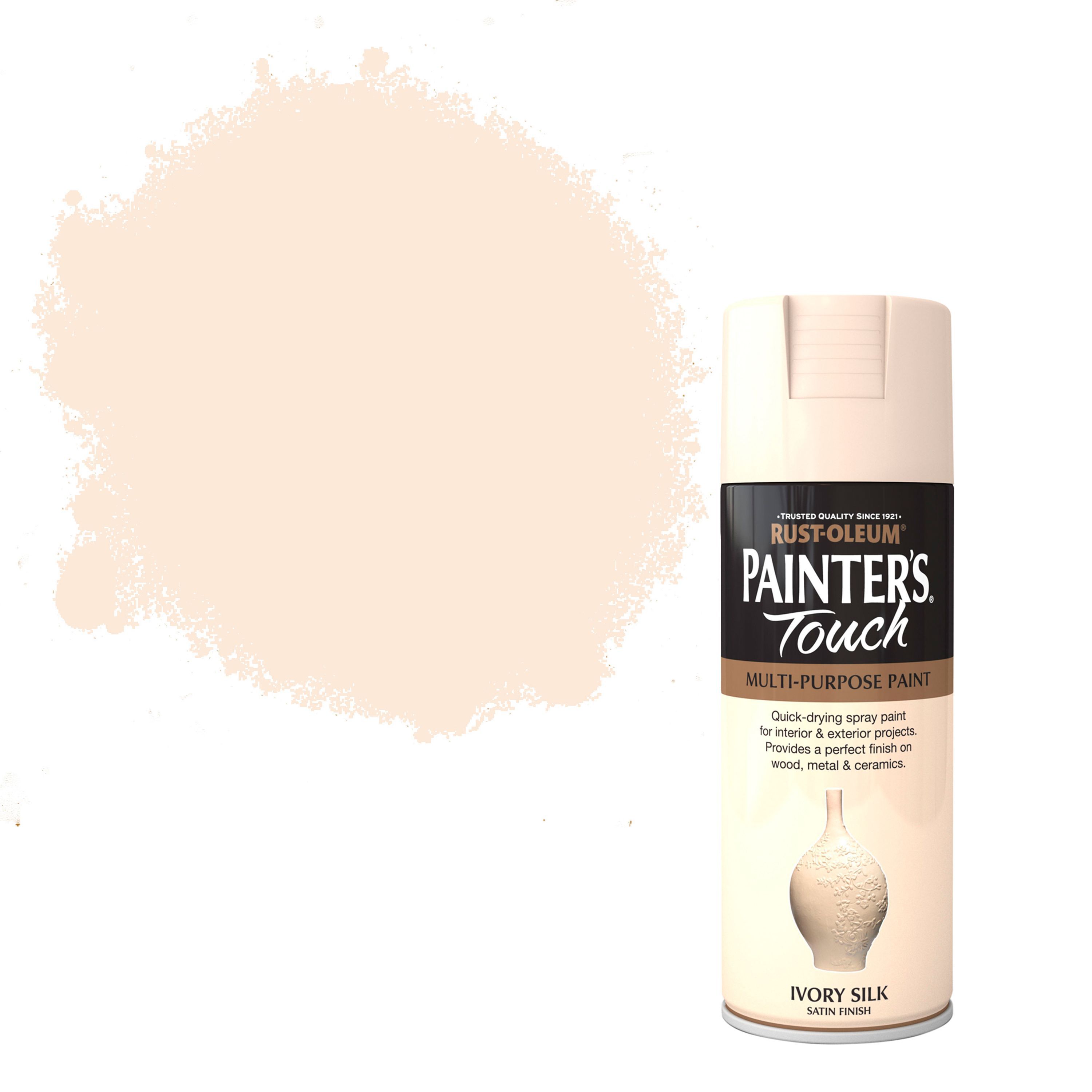 RustOleum Painter's Touch Ivory Silk Satin Effect Satin Decorative