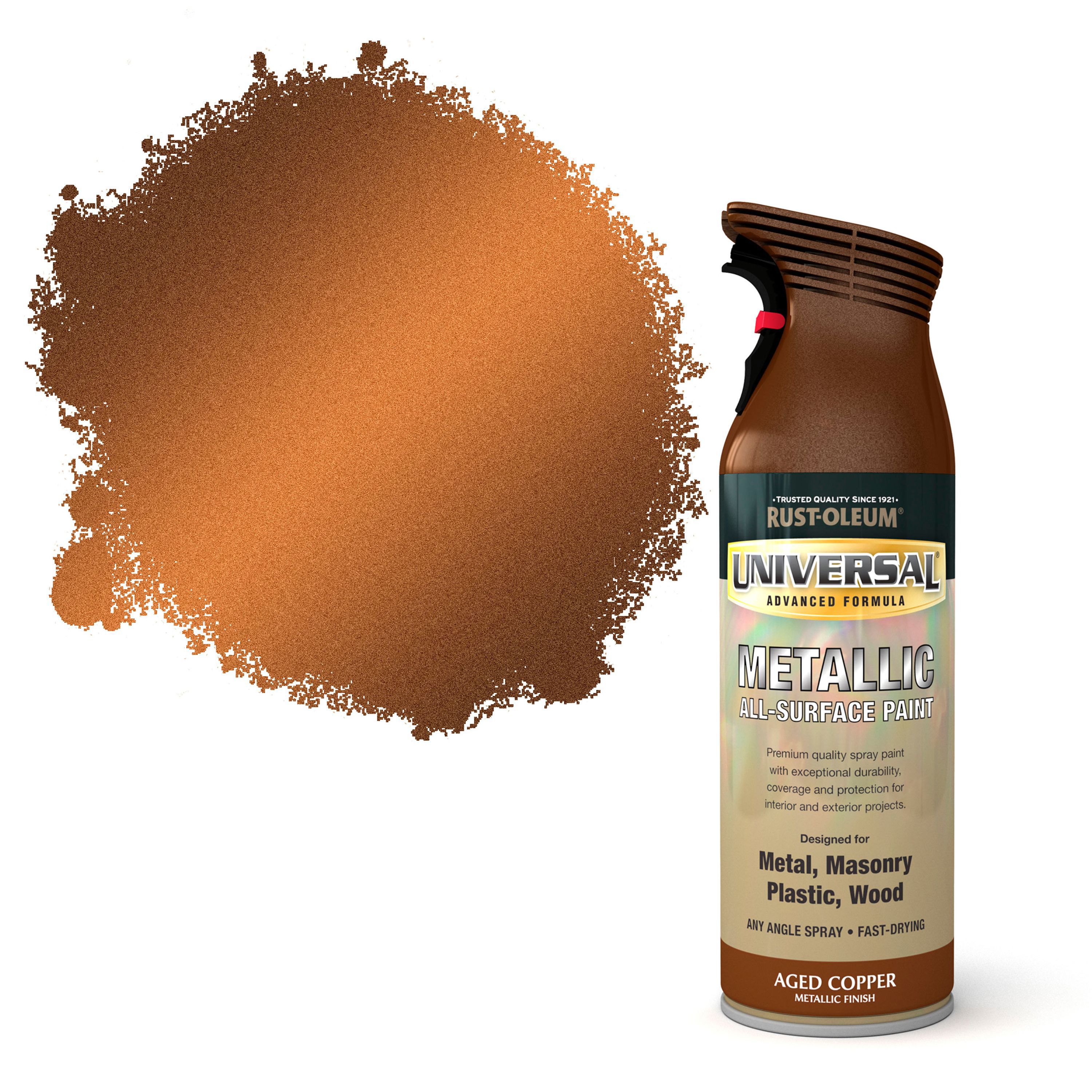 rust-oleum universal aged copper metallic all-surface