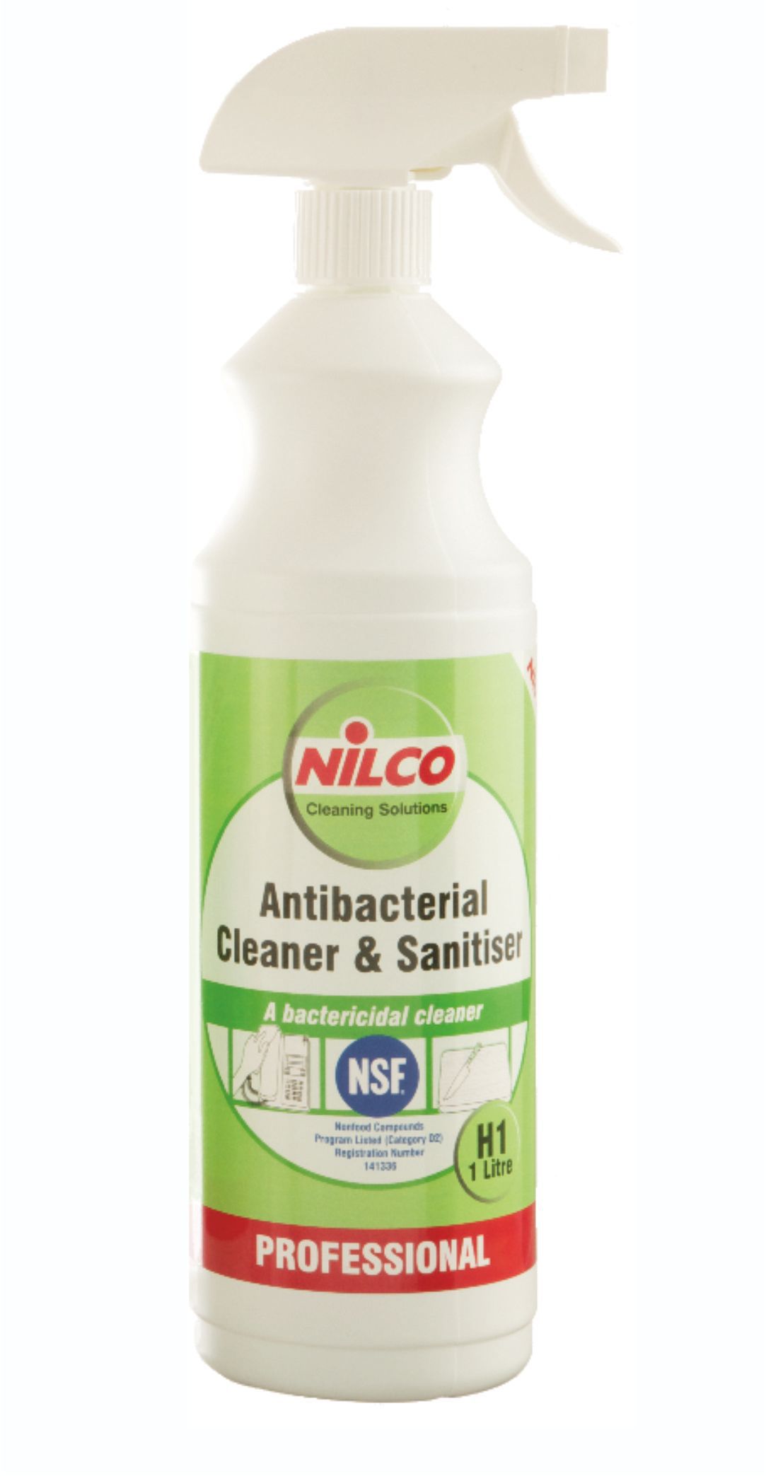 Nilco Professional Cleaner & sanitizer Spray, 1000 ml Departments