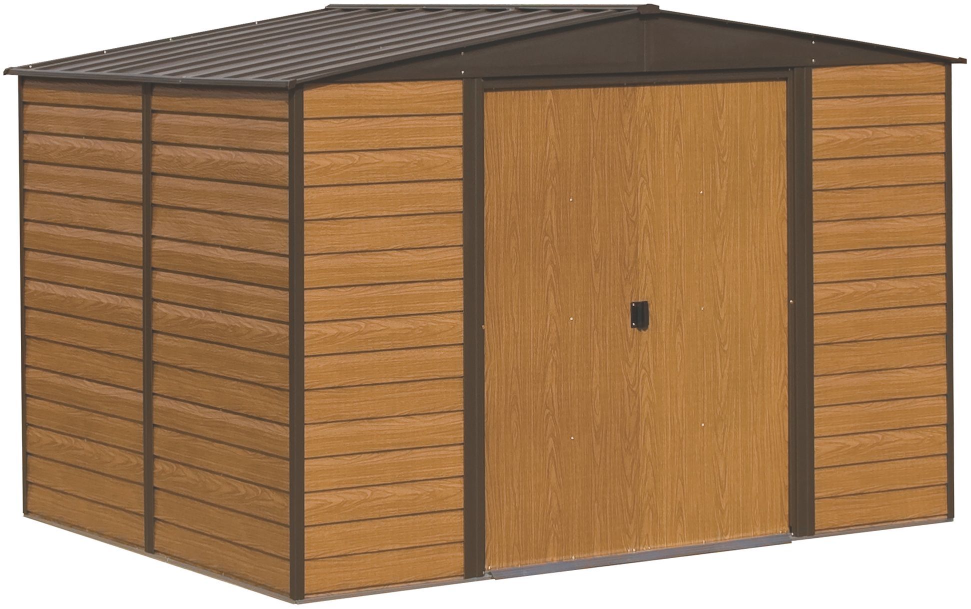 Arrow apex metal garden shed 
