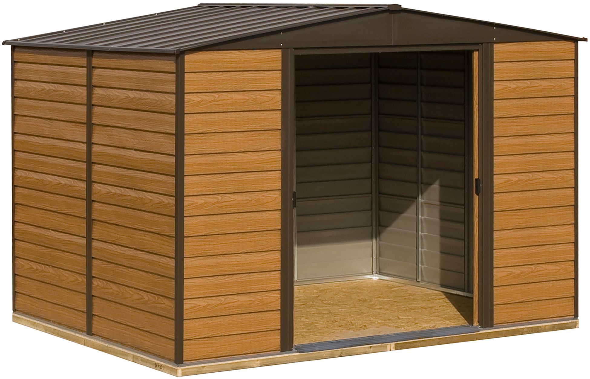 Arrow Woodvale 10x8 Apex Metal Shed | Departments | DIY at B&Q