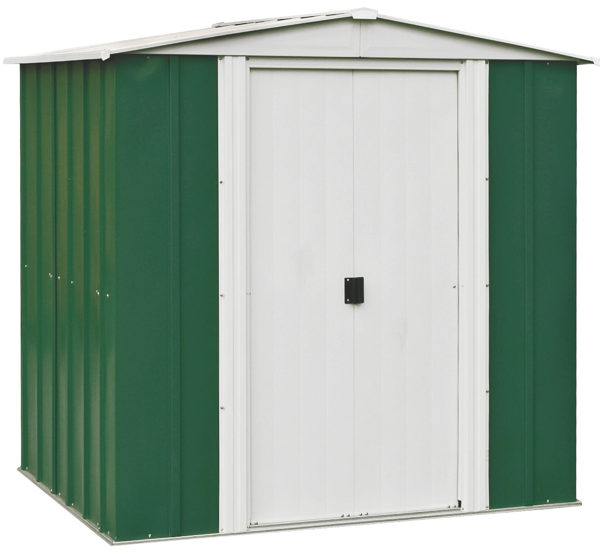 6x5 Greenvale Apex Metal Shed | Departments | DIY at B&amp;Q