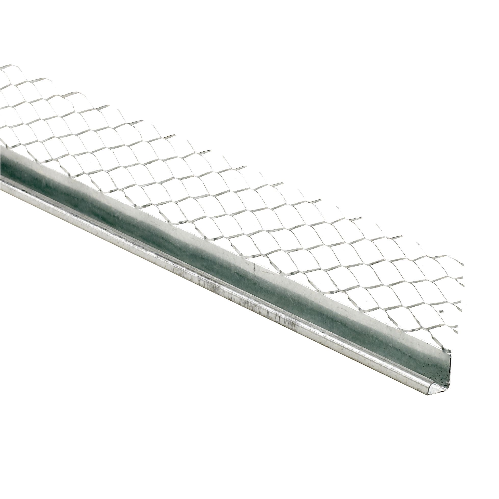Galvanised steel Stop bead (L)2.4m (W)57mm Departments DIY at B&Q