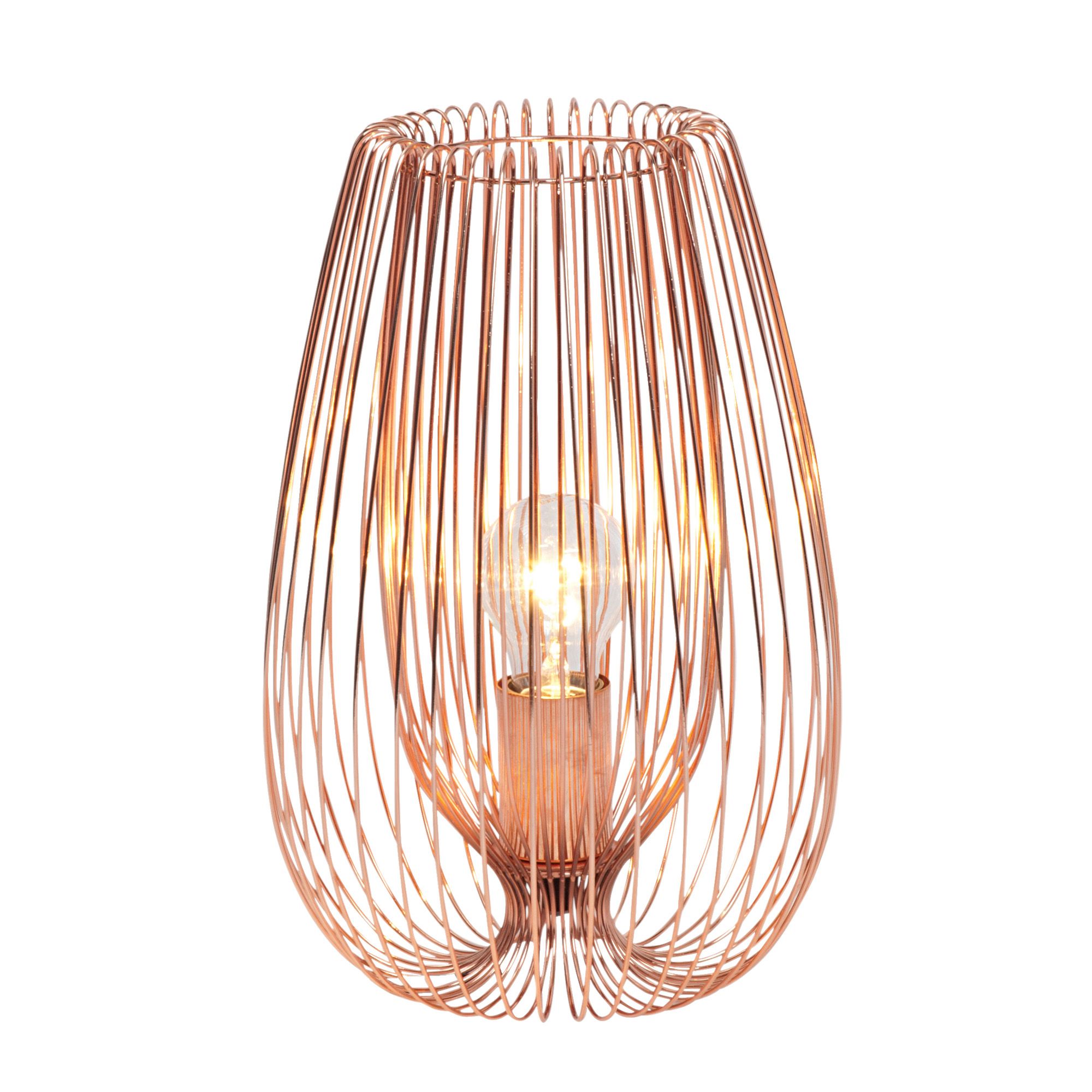 Jonas Copper Effect Table Lamp 