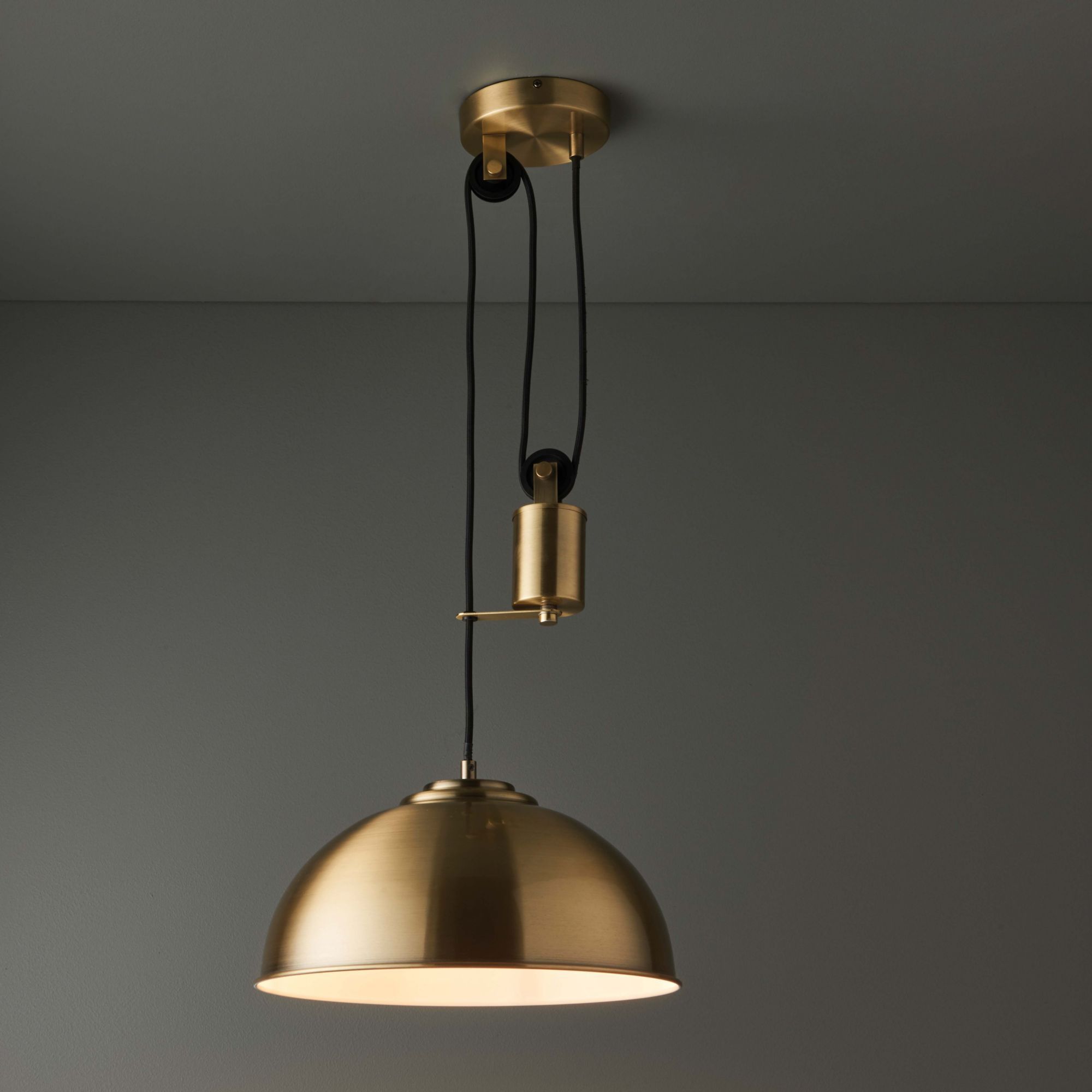 Ragner Antique Brass Effect Pendant Ceiling Light Departments