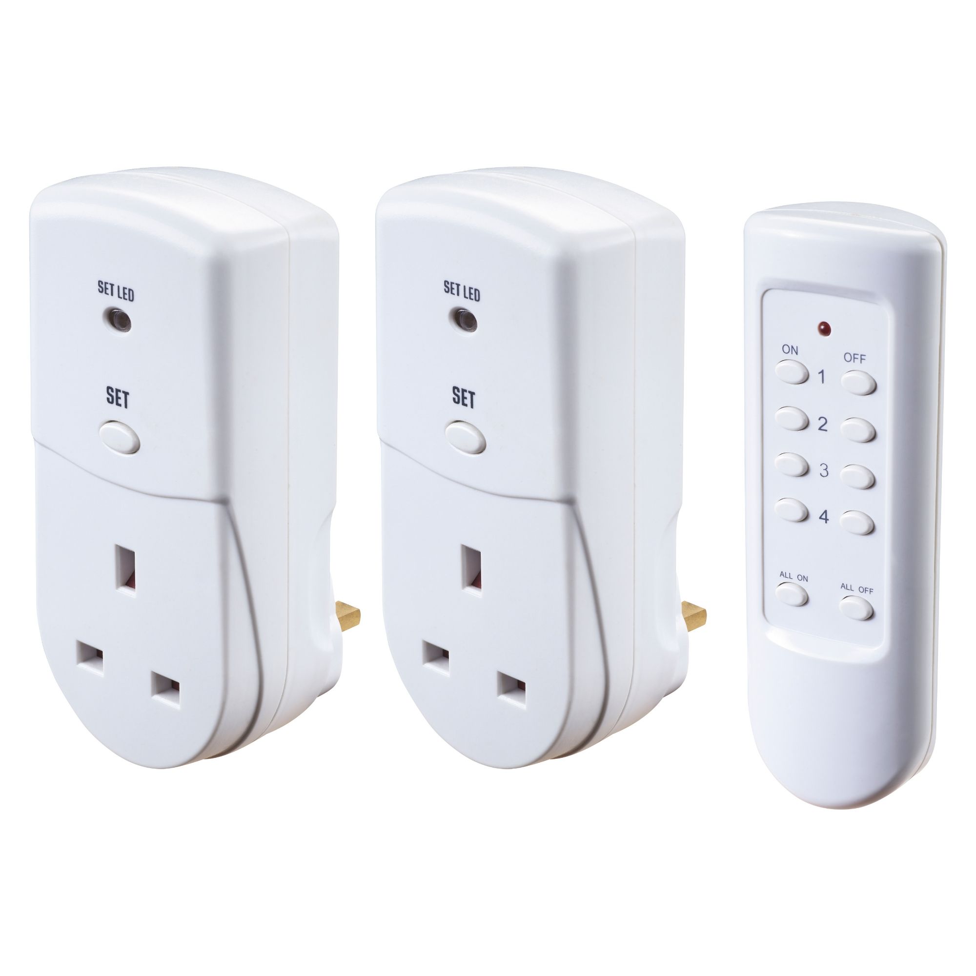 Masterplug 13A White Matt Remote controlled socket Departments DIY