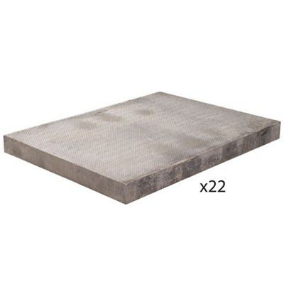 Bradstone Grey Reconstituted Stone Paving Slab,, 7.92M² (L)600mm (W)600mm Pack Of 22