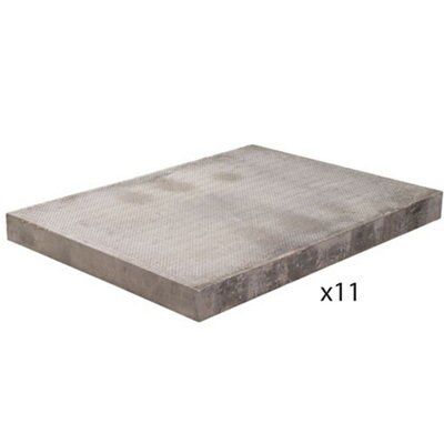 Bradstone Grey Reconstituted Stone Paving Slab,, 5.94M² (L)900mm (W)600mm Pack Of 11