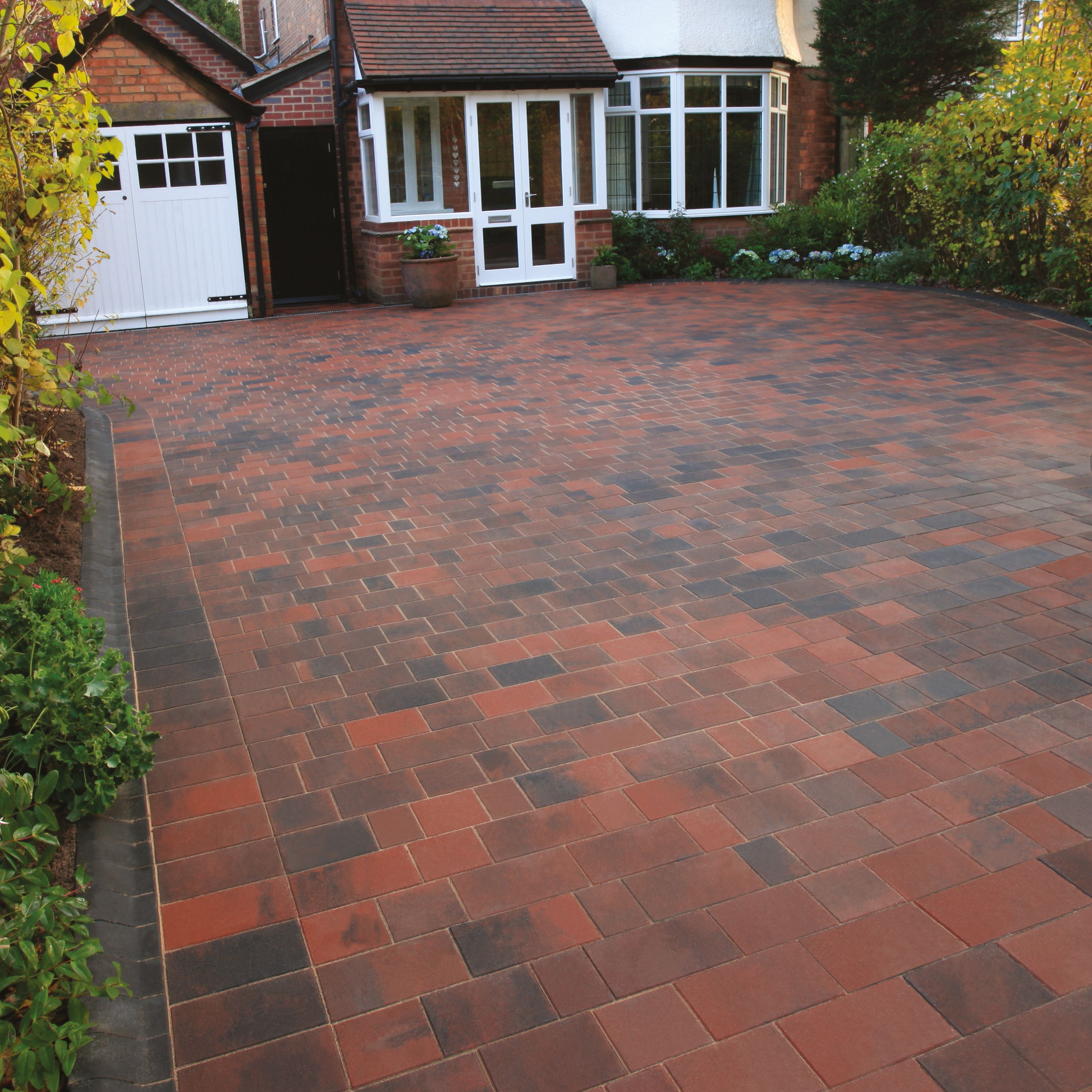 Brindle Driveflair Mixed size block paving, Pack of 352, 9.6 m²