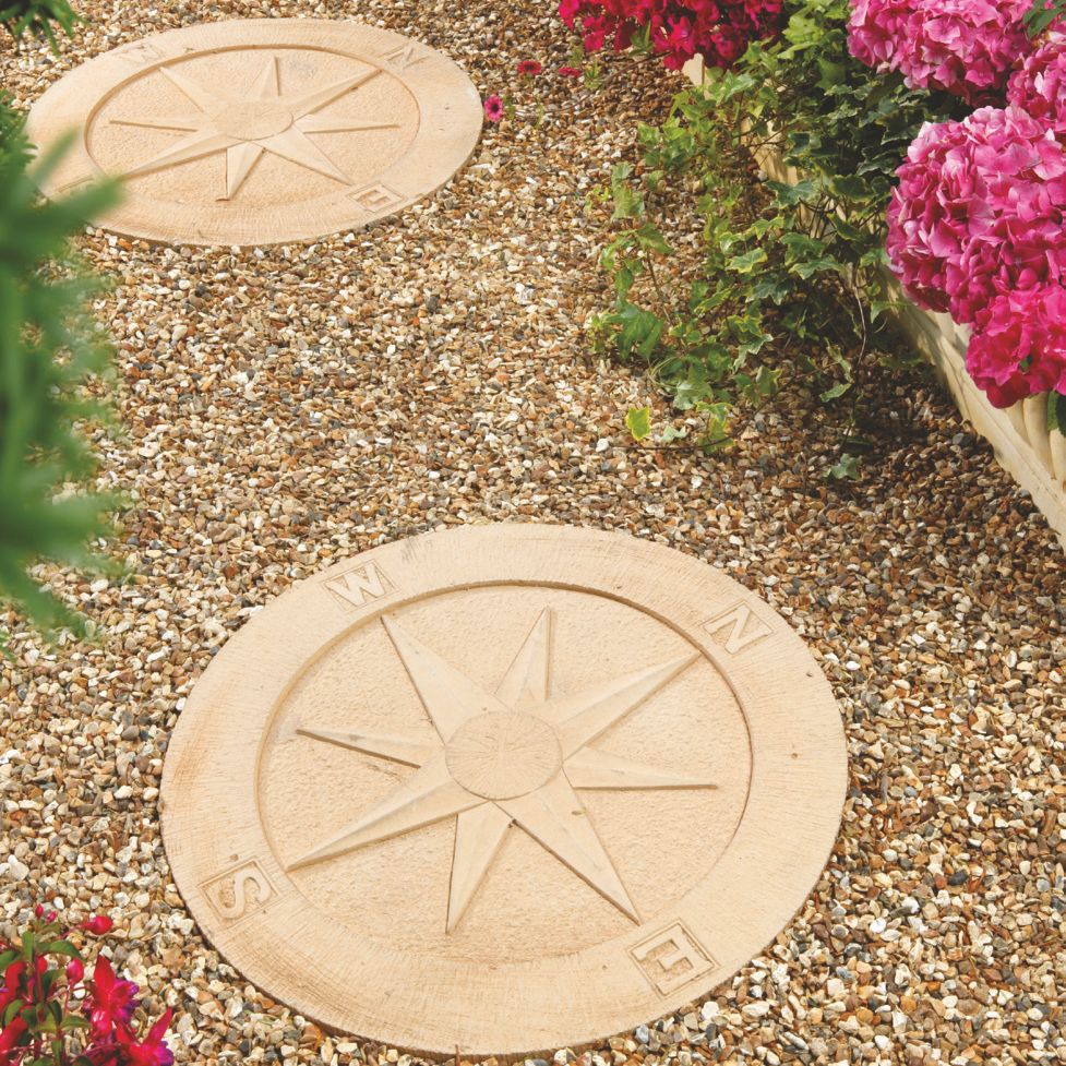 Compass Cotswold Stepping stone | Departments | DIY at B&amp;Q