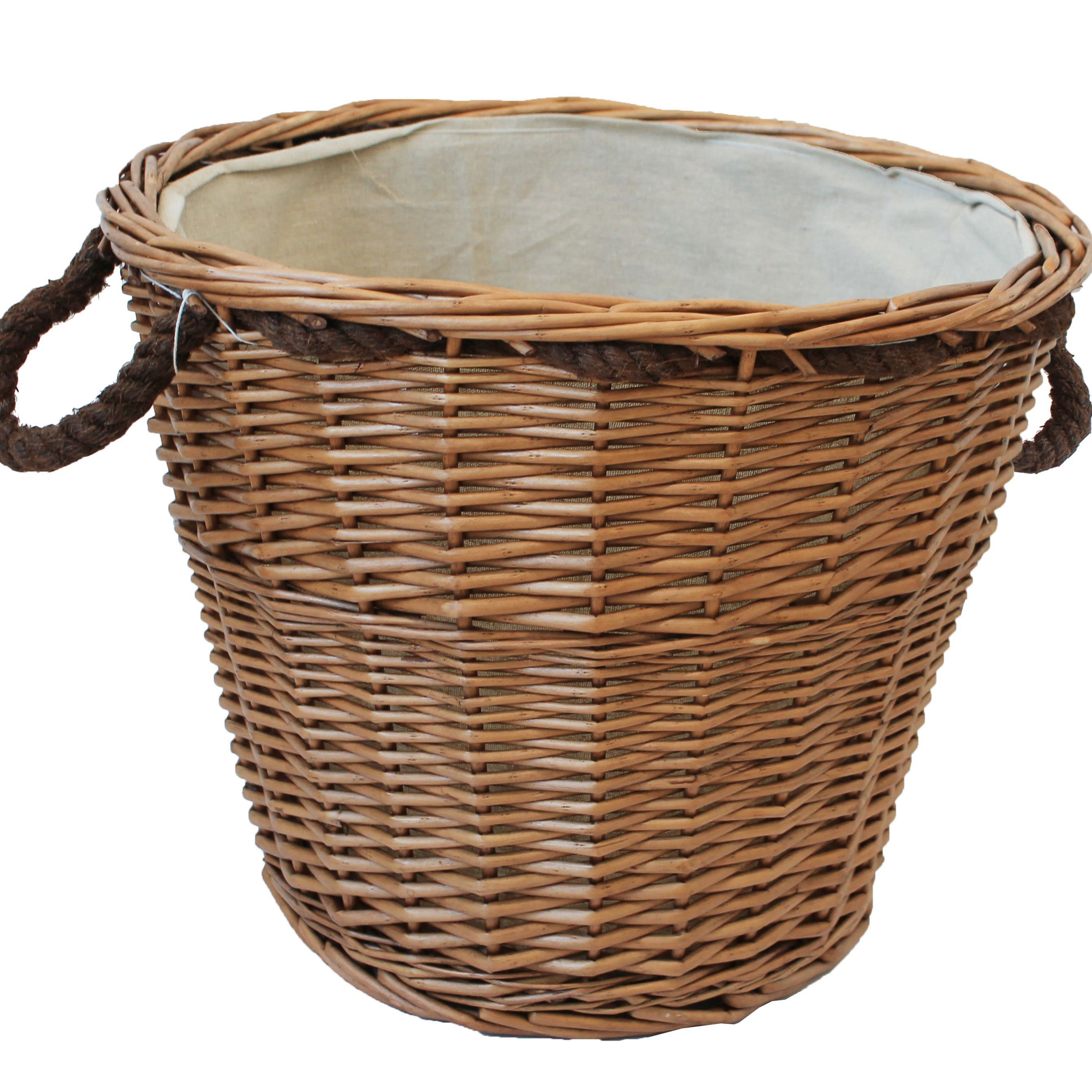 Slemcka Contemporary Log basket (D)440mm Departments DIY at B&Q