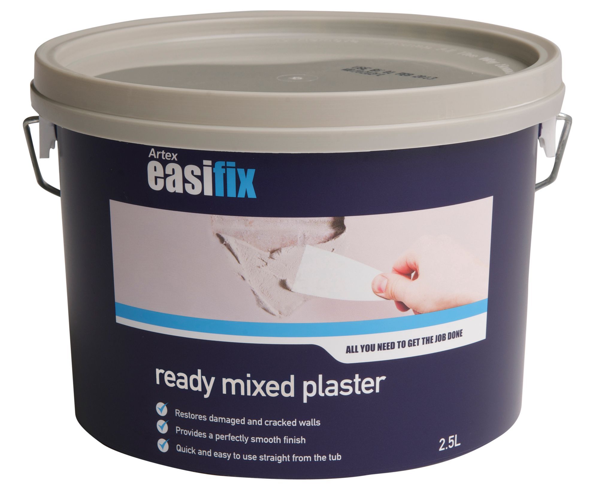 Artex Easifix Ready Mixed Plaster 2.5L Departments DIY at B&Q