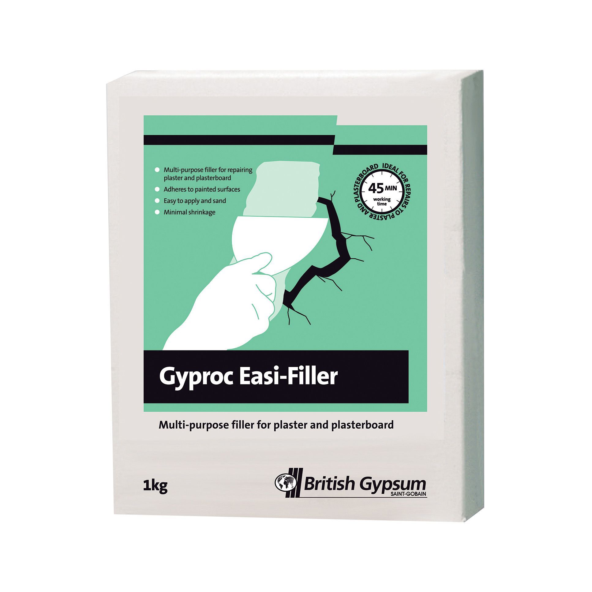  Gyproc  Easi Filler  Multipurpose Filler  1kg Departments 