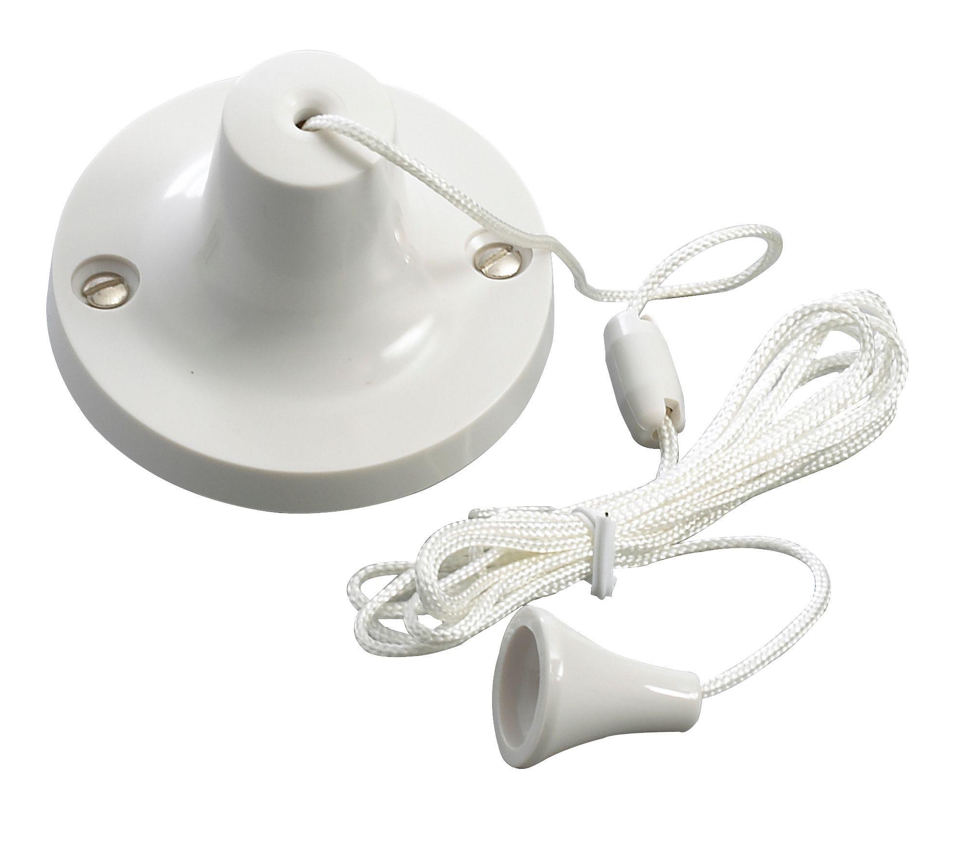 MK 16A 1Way White Gloss Ceiling Pull Switch Departments DIY at B&Q