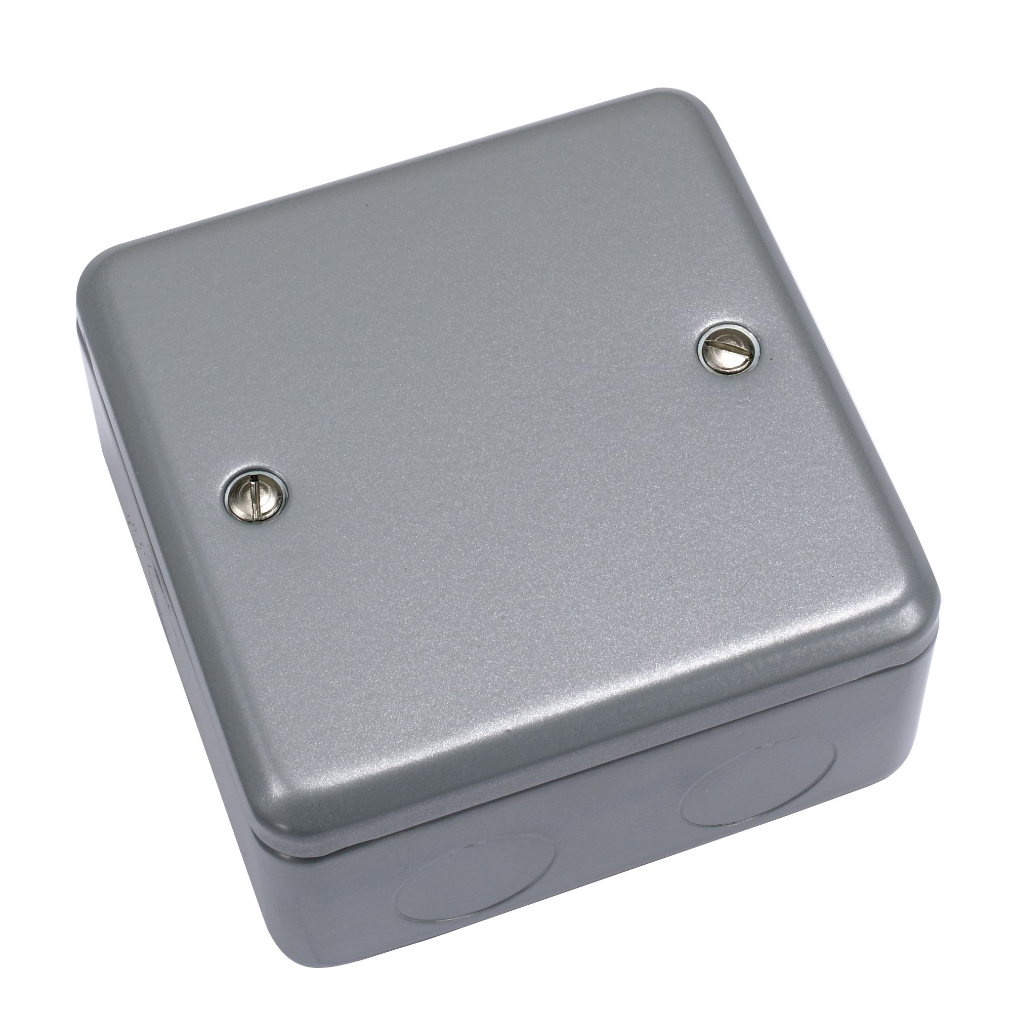 MK Grey Junction box 86mm Departments DIY at B&Q