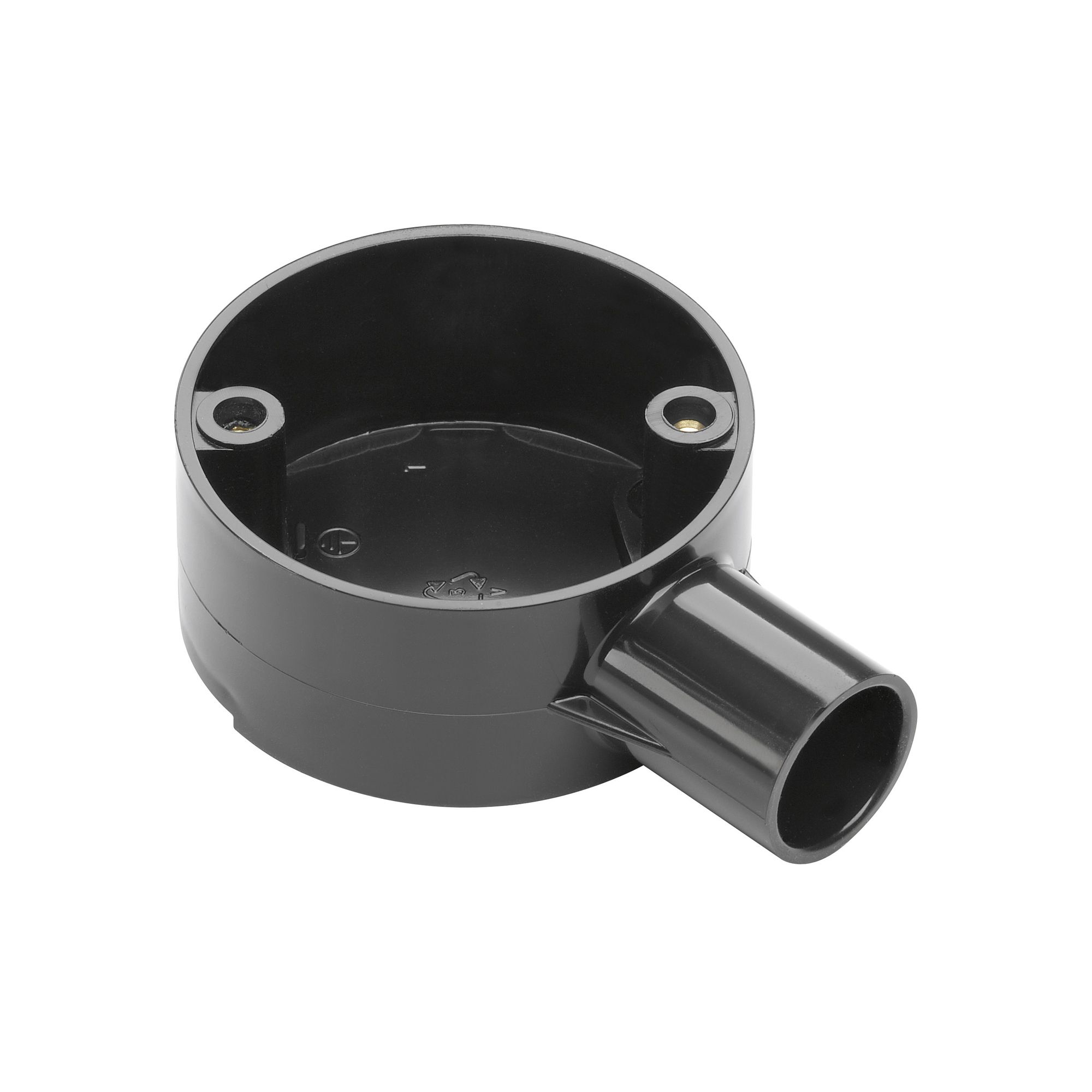 MK Black Junction box Departments DIY at B&Q