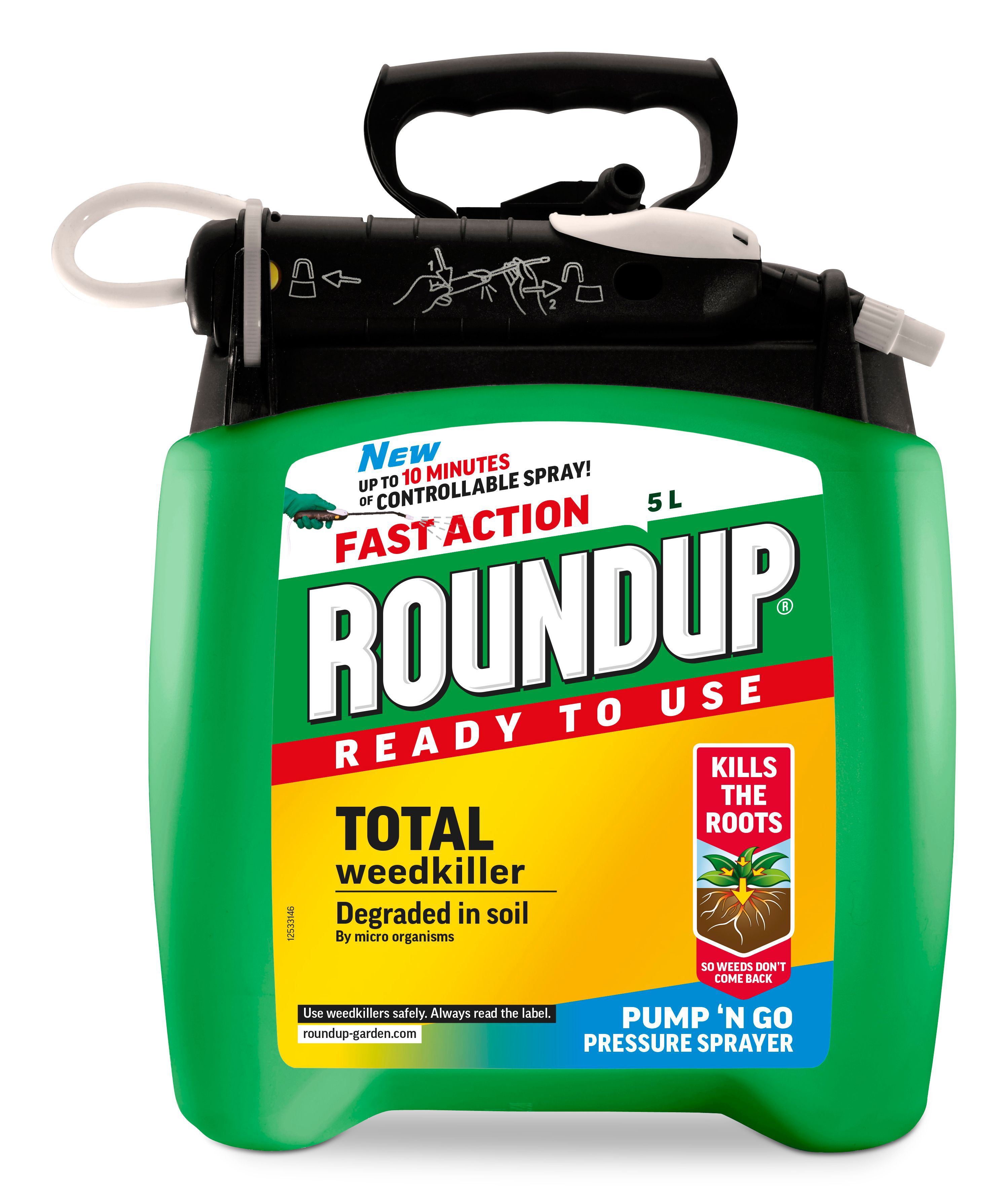 Roundup Ready to use Weed killer 5L | Departments | DIY at B&Q