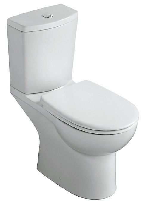 Ideal Standard Vue White Close-Coupled Toilet With Soft Close Seat