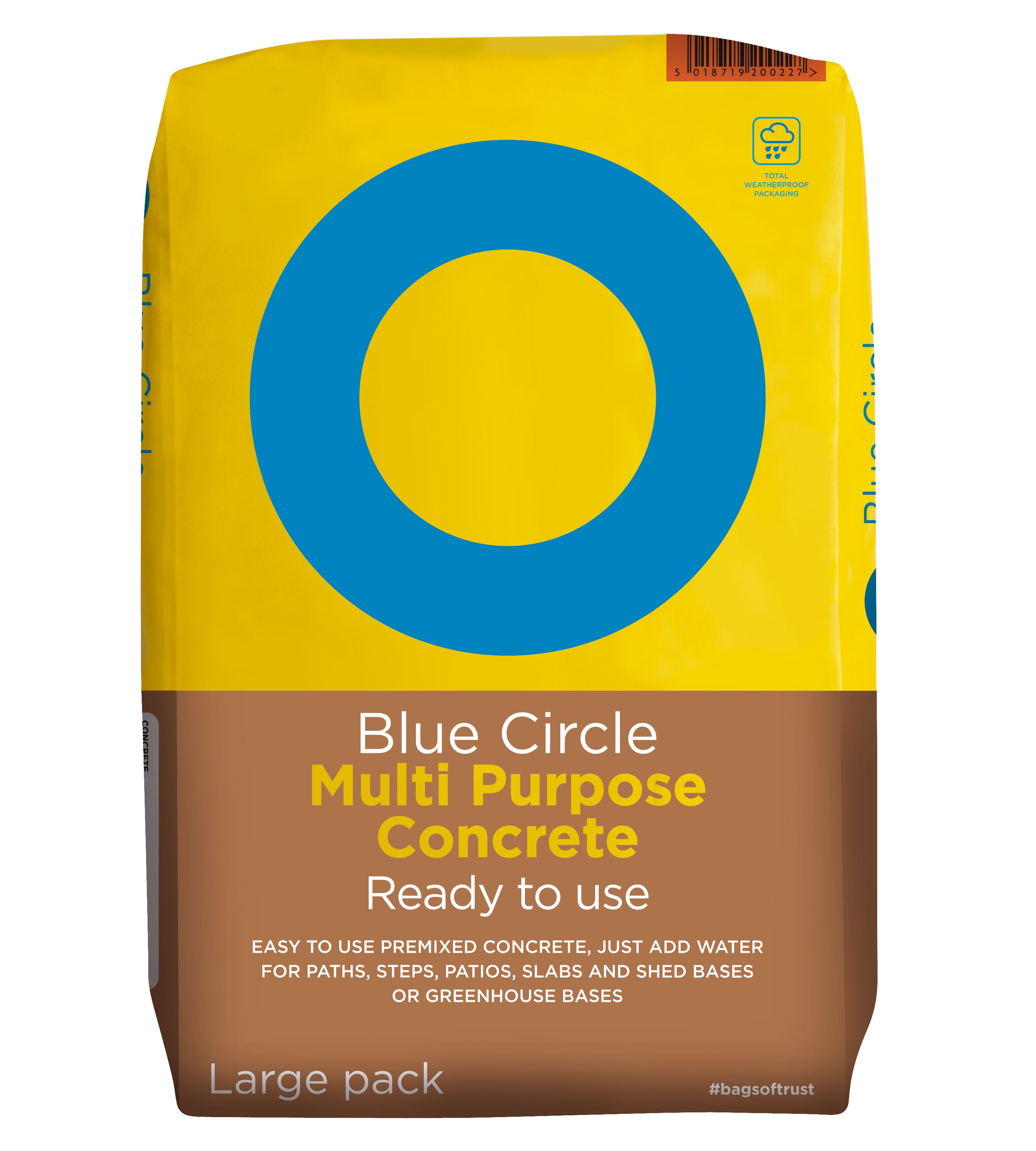 Blue Circle Multi Purpose Ready To Use Concrete 20kg Bag Departments Diy At Bandq