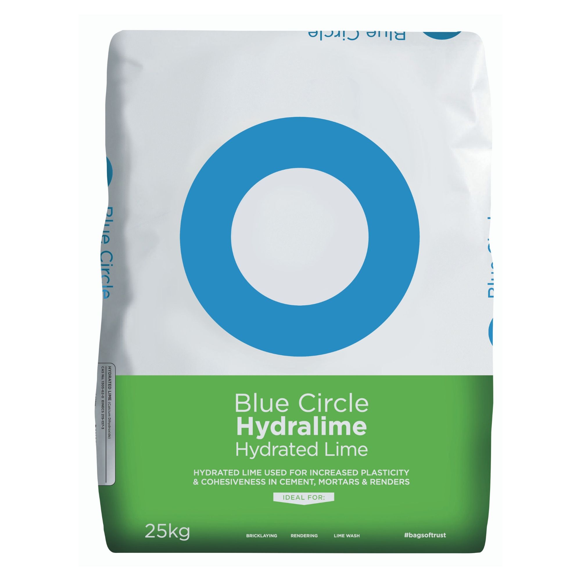 blue circle hydrated lime 25kg bag