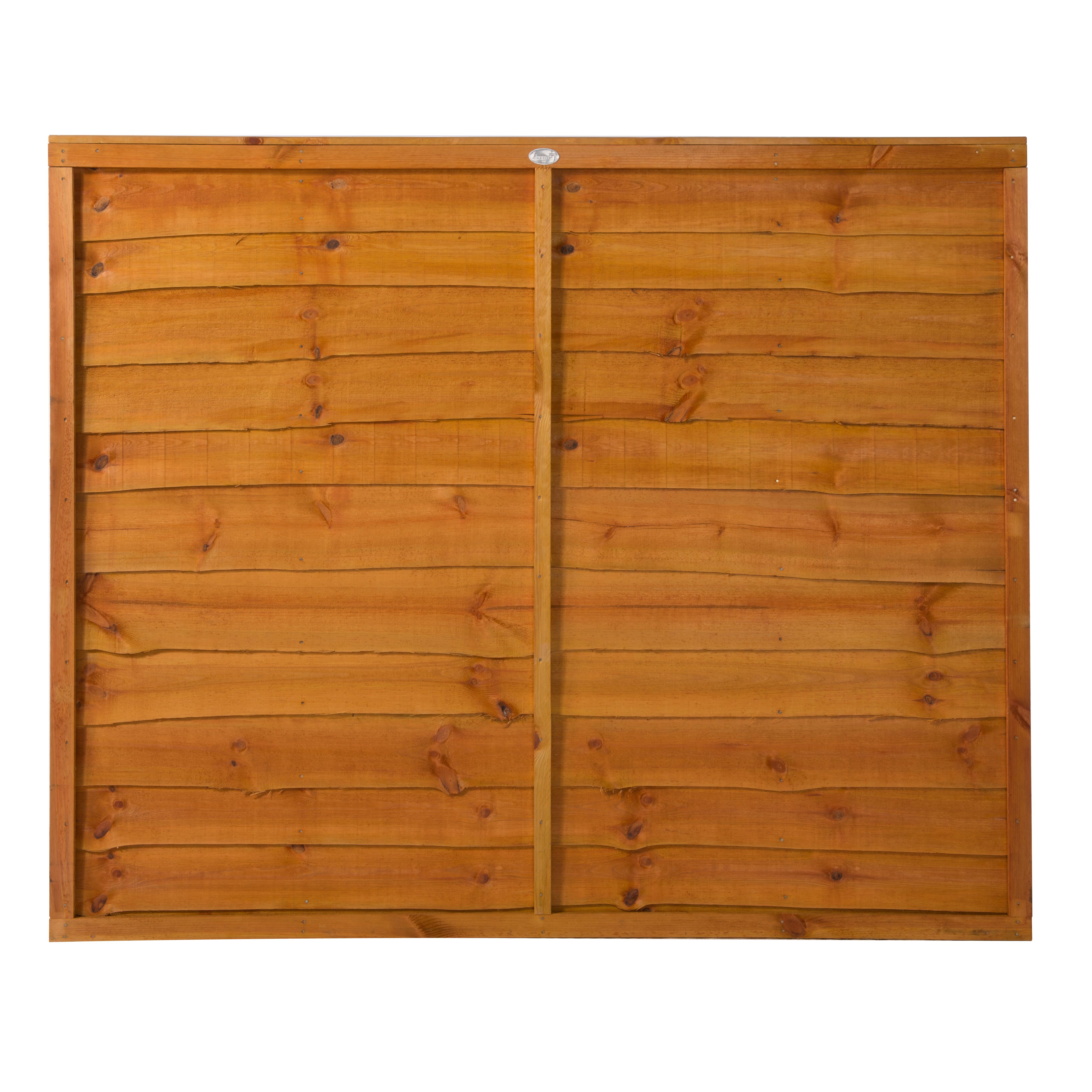 Grange Traditional Overlap Horizontal slat Fence panel 1 ...