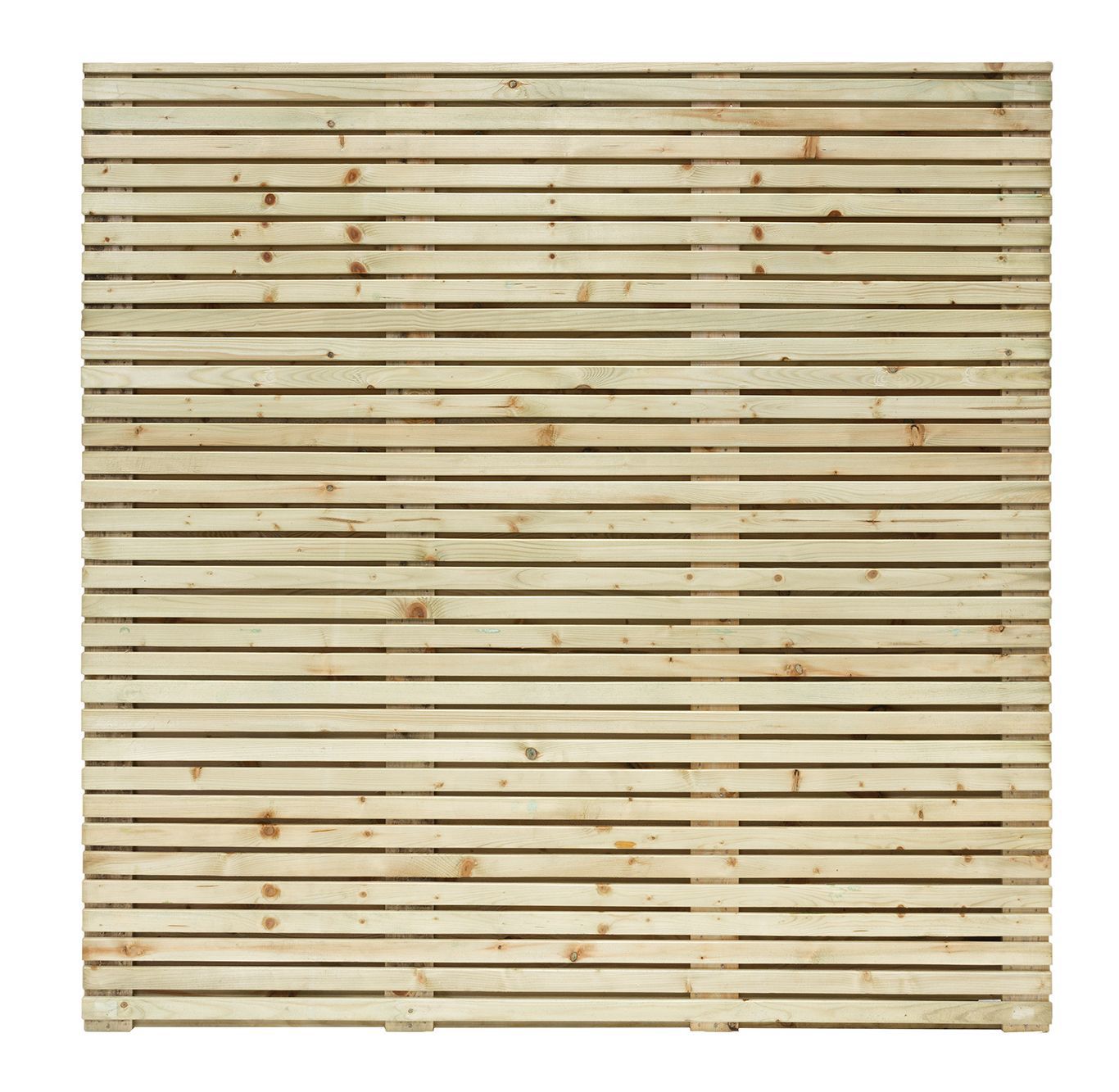 Grange Contemporary Horizontal slat Fence panel (W)1.79 m