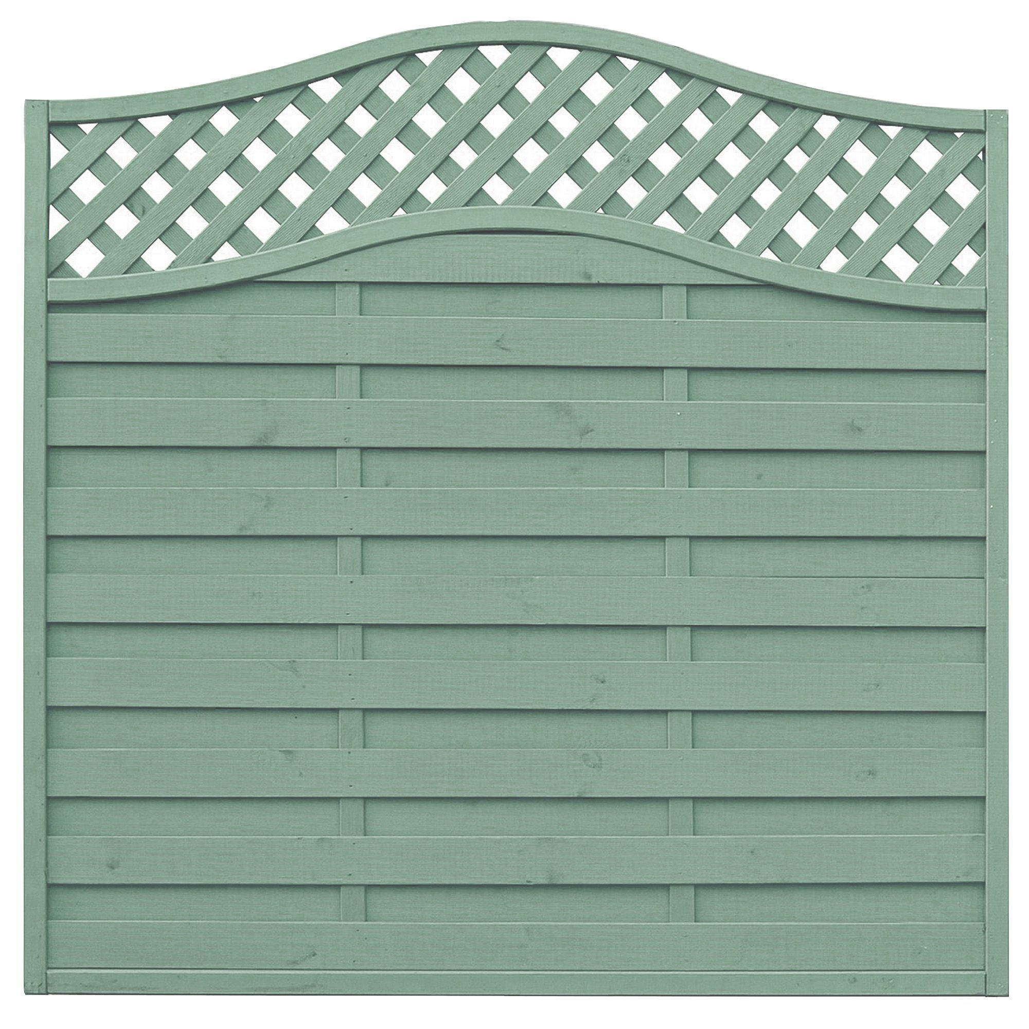 Grange Woodbury Lattice Top Fence Panel (W)1.8 M (H)1.8 M, Pack Of 4 ...