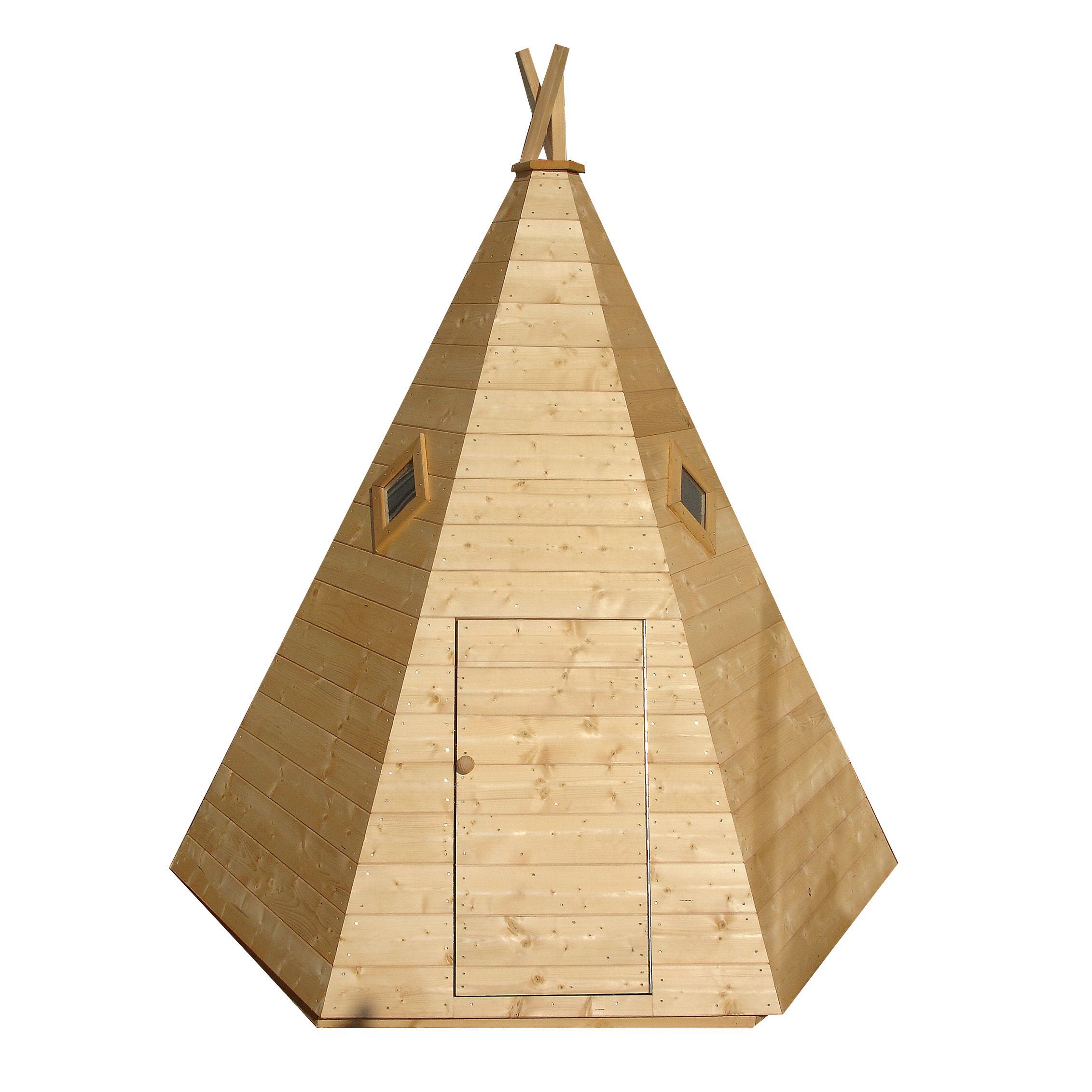 wooden wigwam playhouse