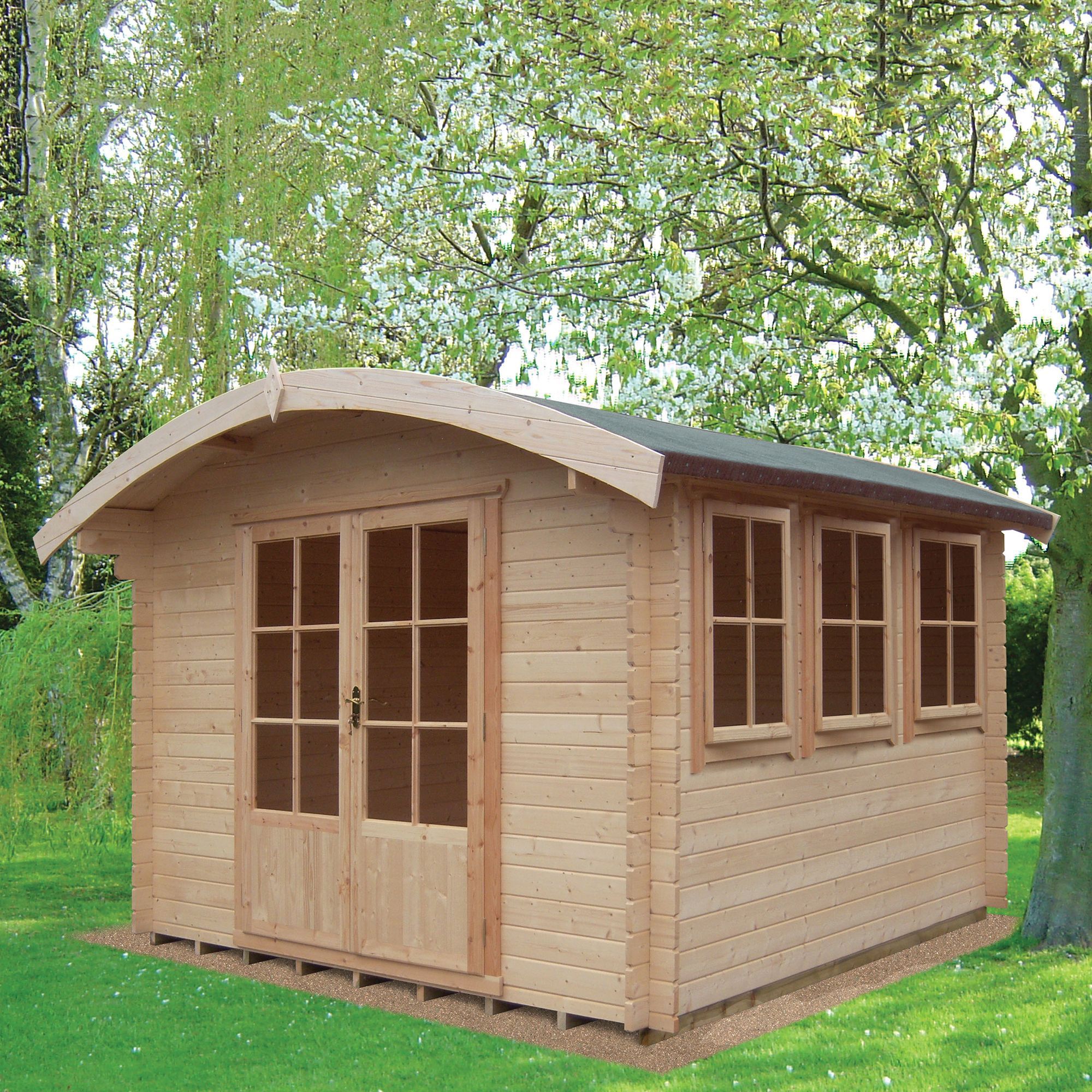 10x12 Kilburn 28mm Tongue & Groove Log cabin | Departments | DIY at B&Q