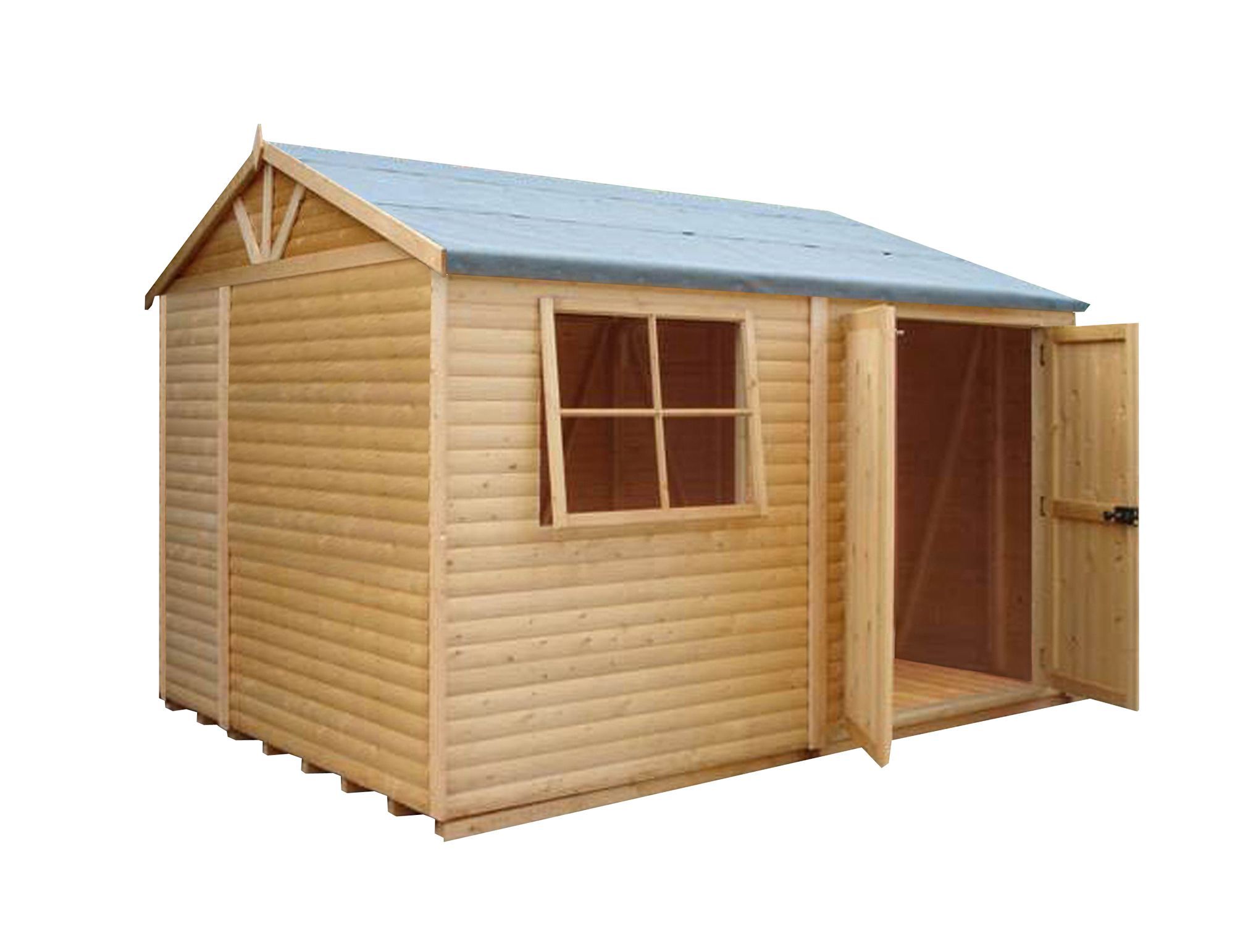 shire mammoth 10x7 apex wooden workshop departments